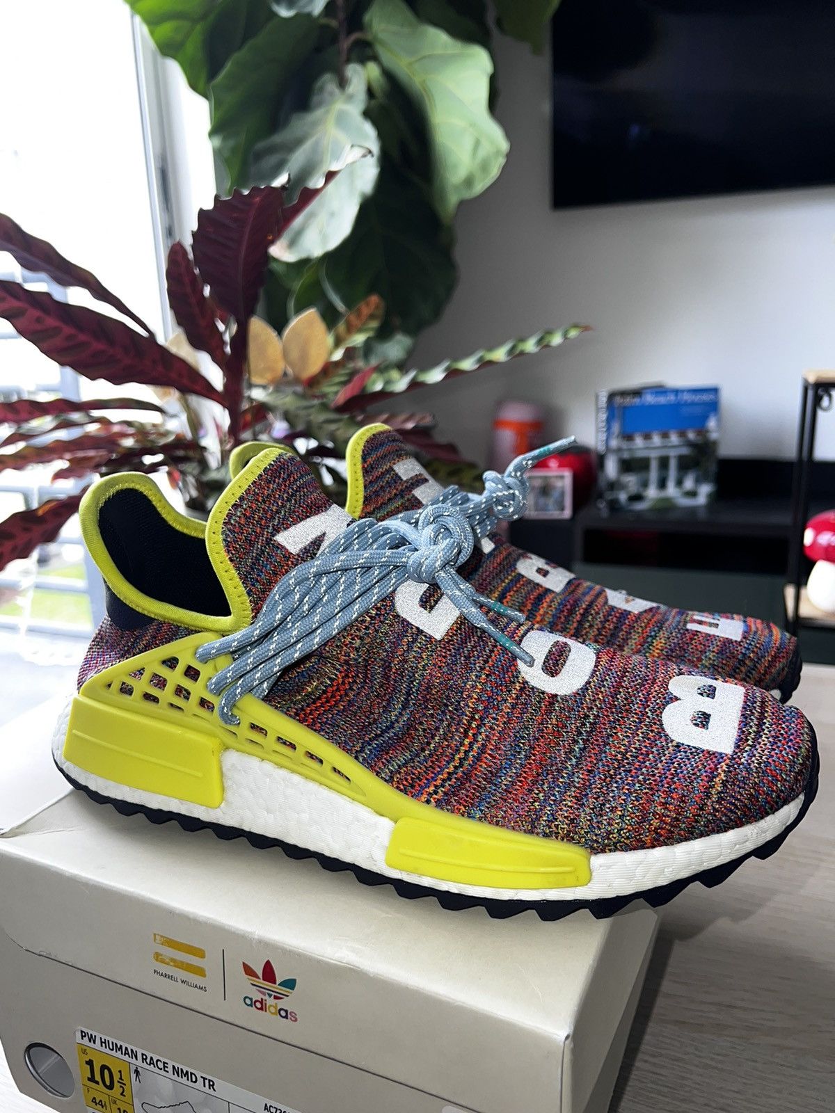 Adidas Kanye West Pharrell Adidas Human Race NMD Pharrell Multi Color EARTH BODY Grailed