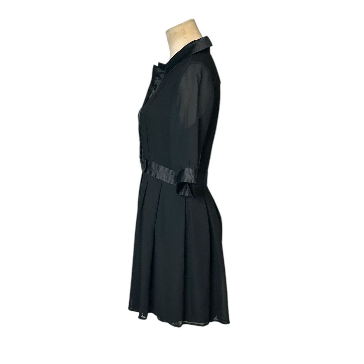 Jonathan Saunders Jonathan Saunders chiffon and satin mini shirt dress size 7 Size M / US 6-8 / IT 42-44 - 6 Thumbnail