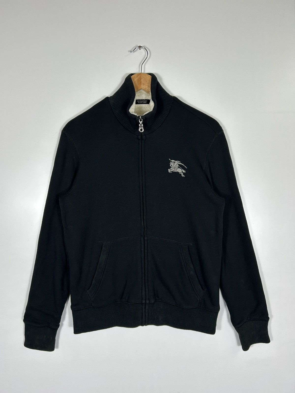 Burberry Vintage Burberry Black Label Fleece-Lined Zip Jacket Size US S / EU 44-46 / 1 - 1 Thumbnail