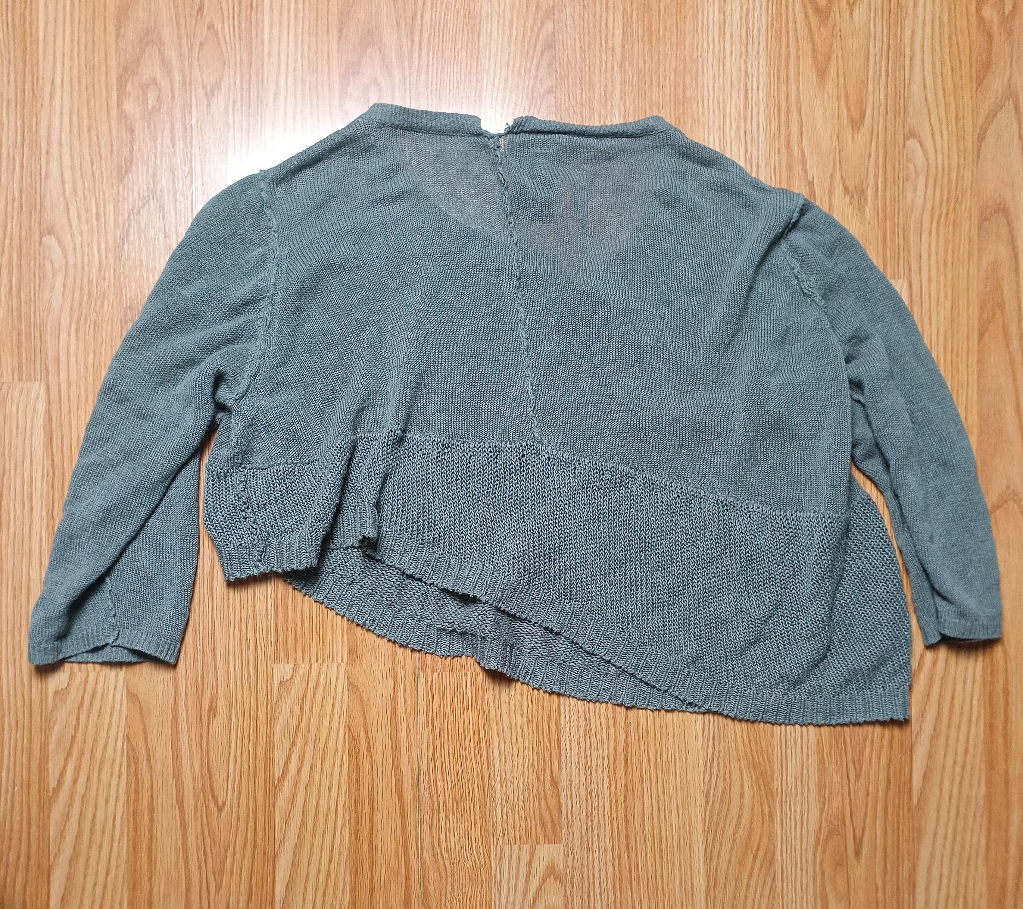 Rundholz RUNDHOLZ Gray Knit Lagenlook Oversized Pullover Sweater M Size M / US 6-8 / IT 42-44 - 7 Thumbnail