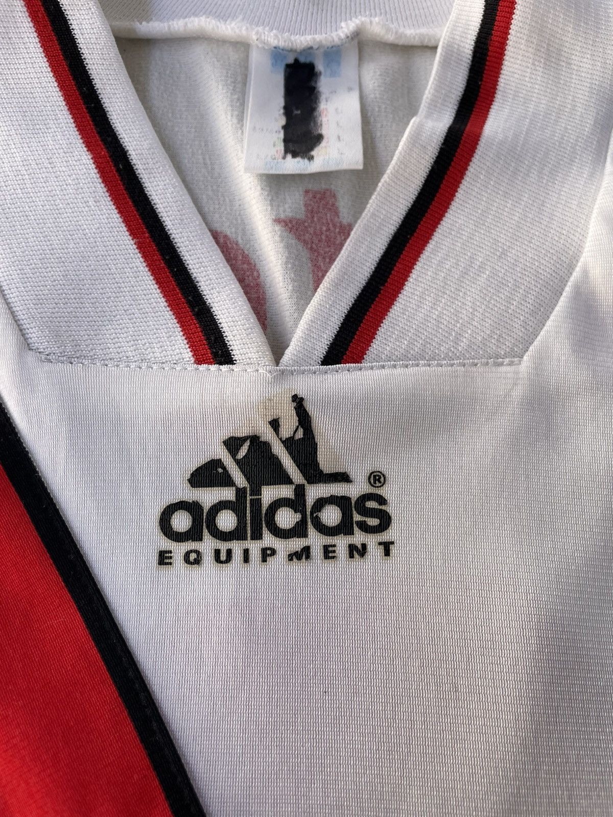 Adidas #8 Adidas VFB Stuttgart 1992/93 | Home Soccer Jersey Size US XL / EU 56 / 4 - 5 Thumbnail