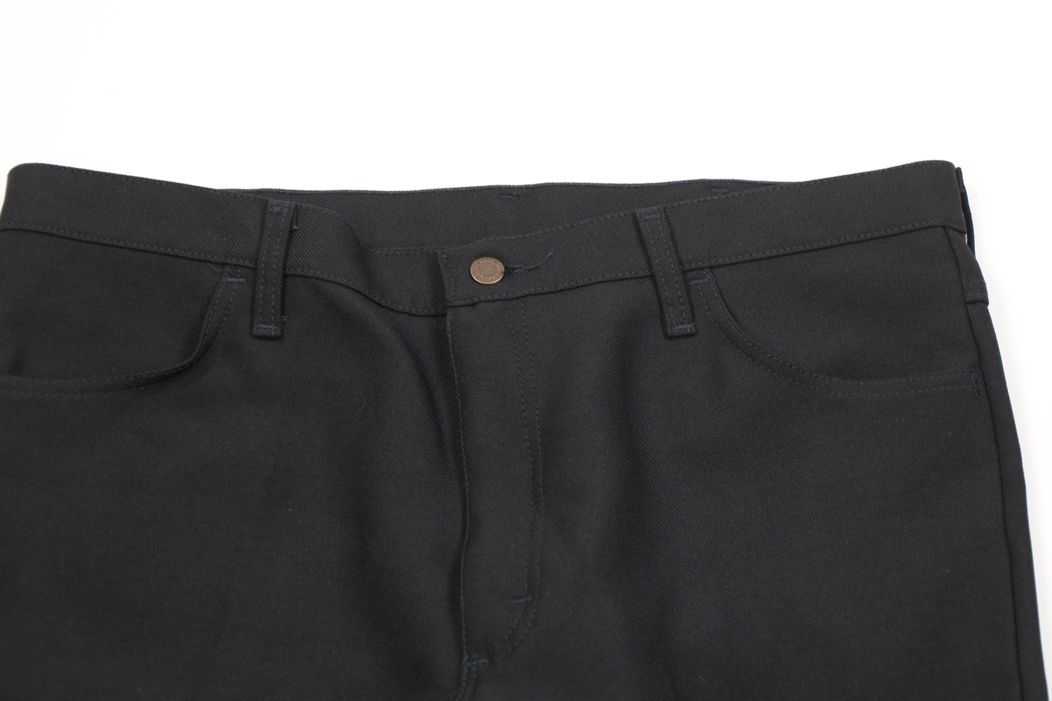 Wrangler Vintage 90s Wrangler Wide Leg Western Chino Pants Black Size US 38 / EU 54 - 2 Thumbnail