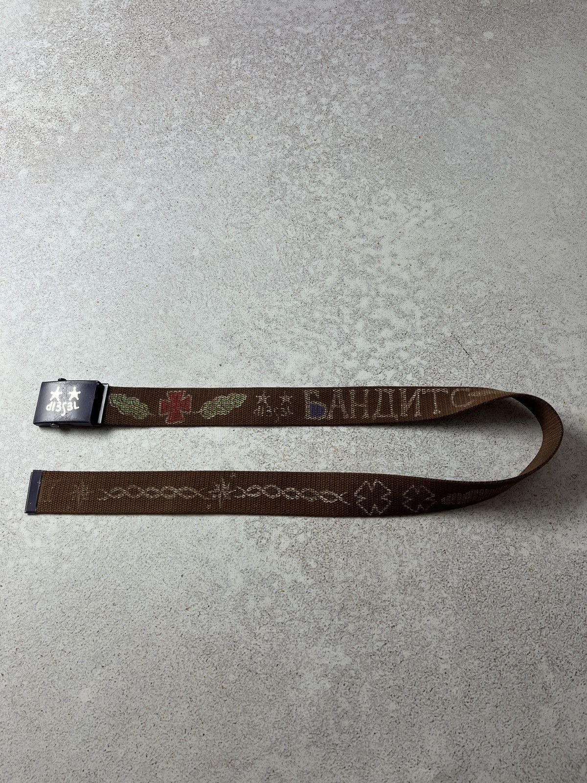 Diesel Vintage Diesel Very Rare Belt Bandits Metal Buckle Size ONE SIZE - 1 Thumbnail