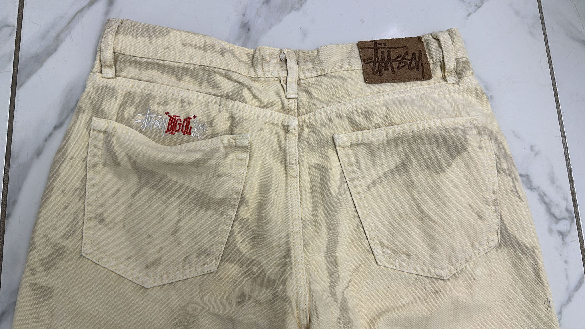 Stussy Stussy Big Ol’ Jeans Distressed Canvas Size 30 Size US 30 / EU 46 - 7 Thumbnail