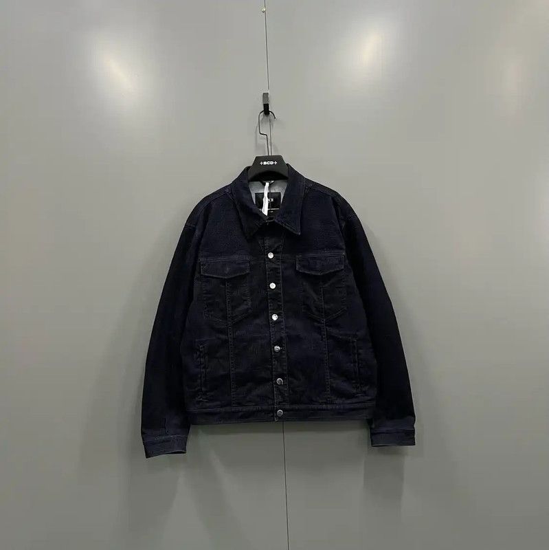 Fendi Fendi Blue Cotton Long Sleeve Casual Jacket 0089 Size US M / EU 48-50 / 2 - 1 Thumbnail