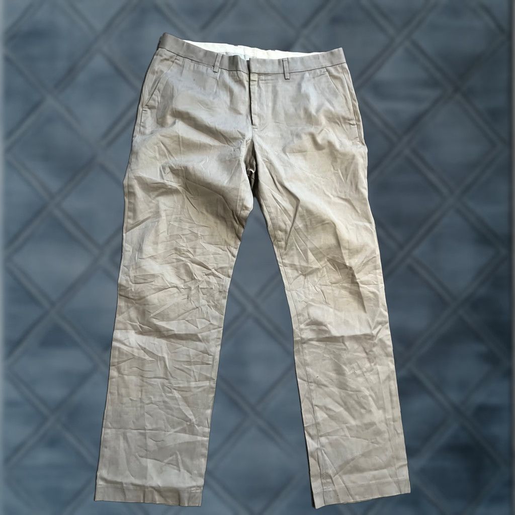 Express Express Photographer Dress Pants Mens Size 34x34 Gray Straight Leg Distress Size US 34 / EU 50 - 1 Thumbnail