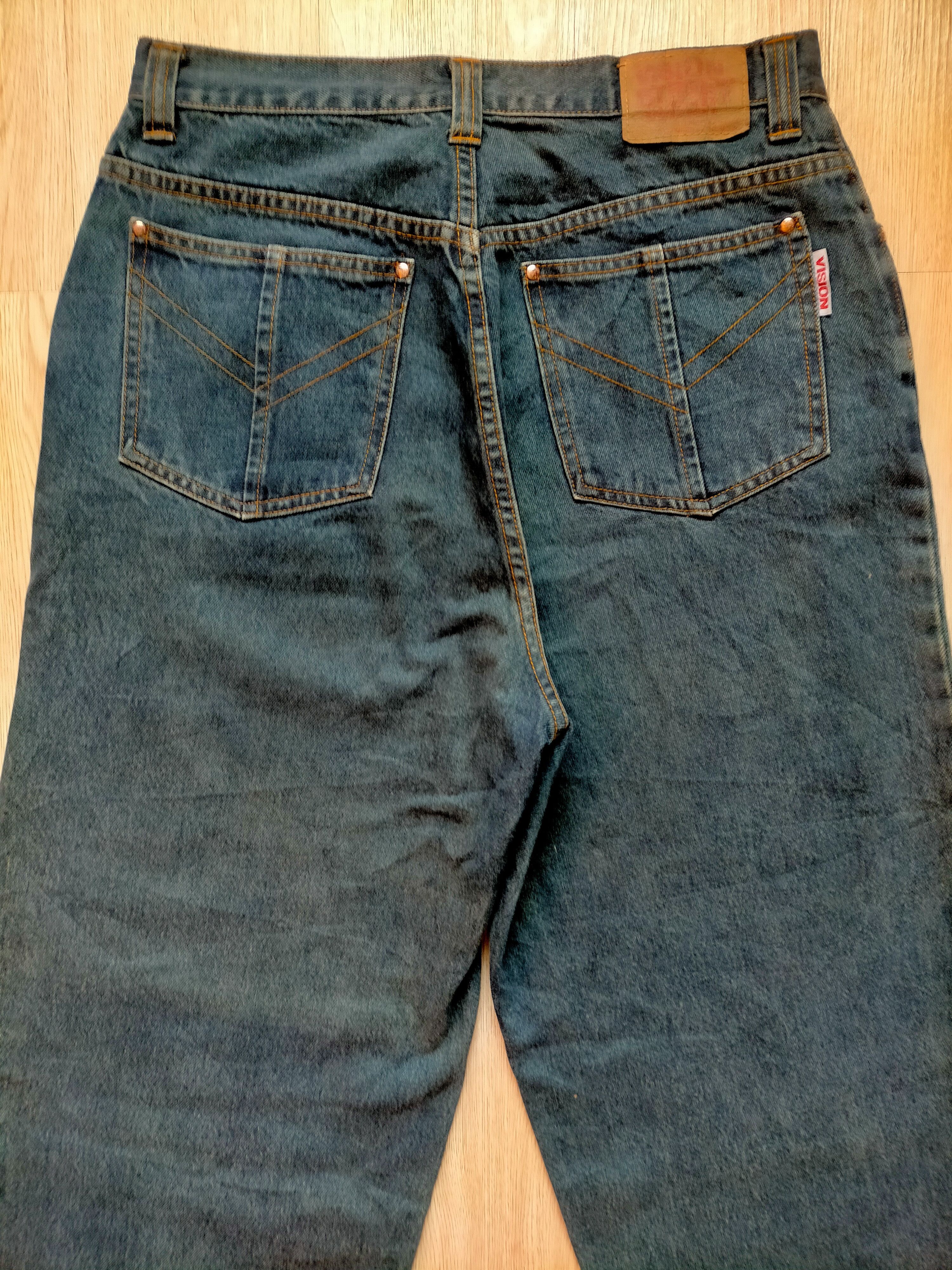 JNCO Vintage 90s Vision Streetwear Baggy Skateboarding Hip Hop Size US 32 / EU 48 - 5 Thumbnail