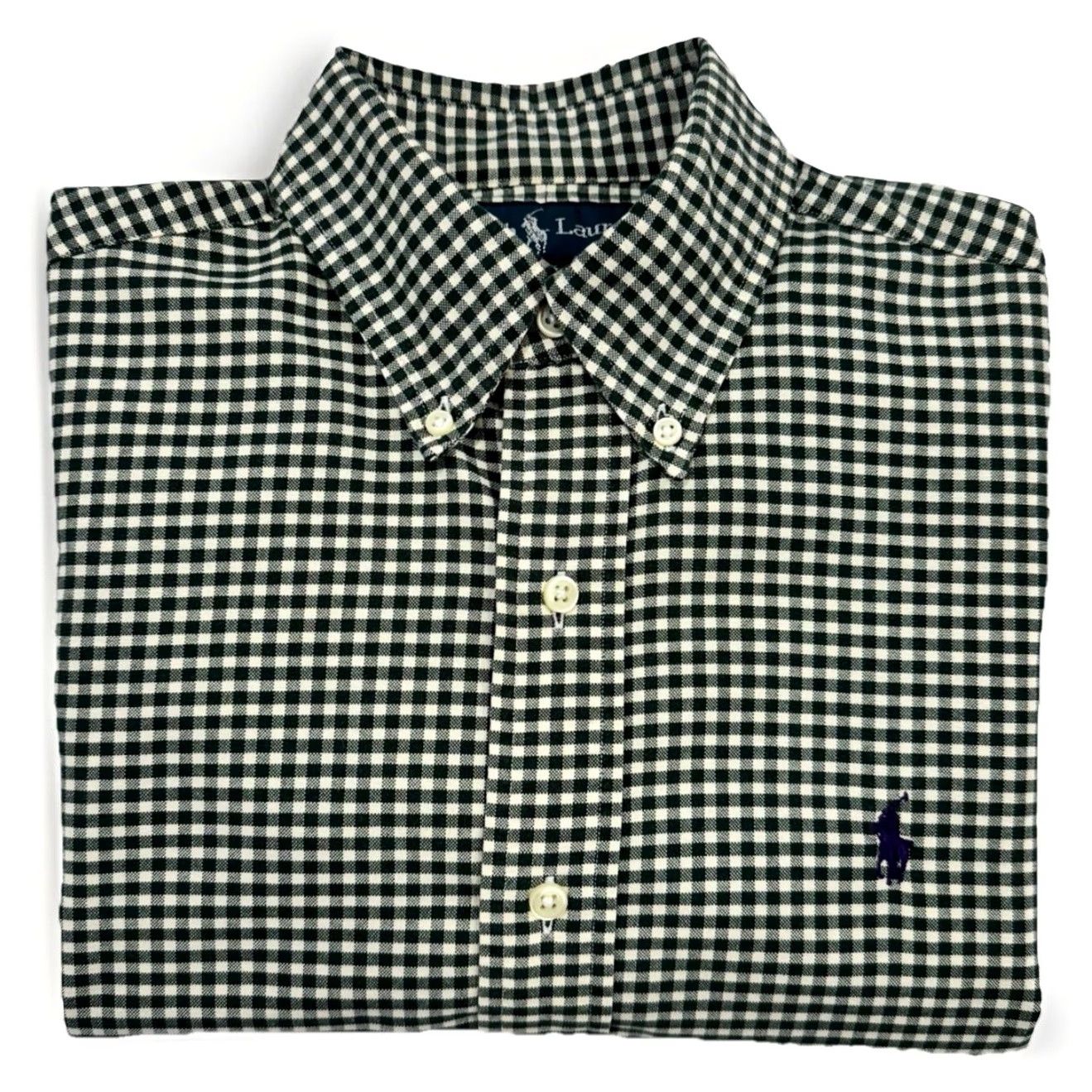 Polo Ralph Lauren Polo Ralph Lauren Green Gingham Plaid Button-Down Shirt Men’s Small Classic Fit Size US S / EU 44-46 / 1 - 2 Thumbnail