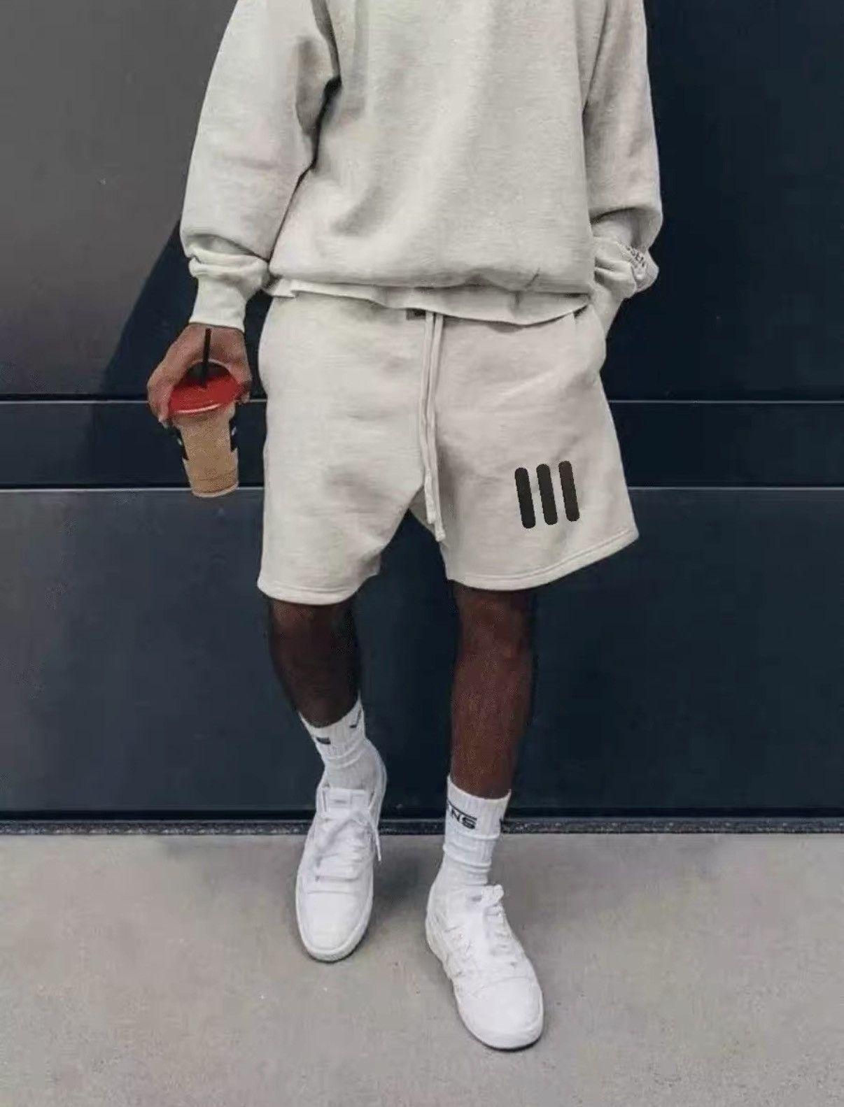 FOG FOG x Three-Stripes ESSENTIALS ZONE Casual Loose Shorts J43 Size US 34 / EU 50 - 1 Thumbnail