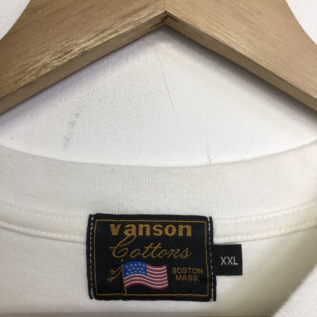 Vanson Leathers VANSON X T.F.O.A COSTOM FREEDOM TRAIL EMBRIODERY TSHIRT Size US XXL / EU 58 / 5 - 11 Thumbnail
