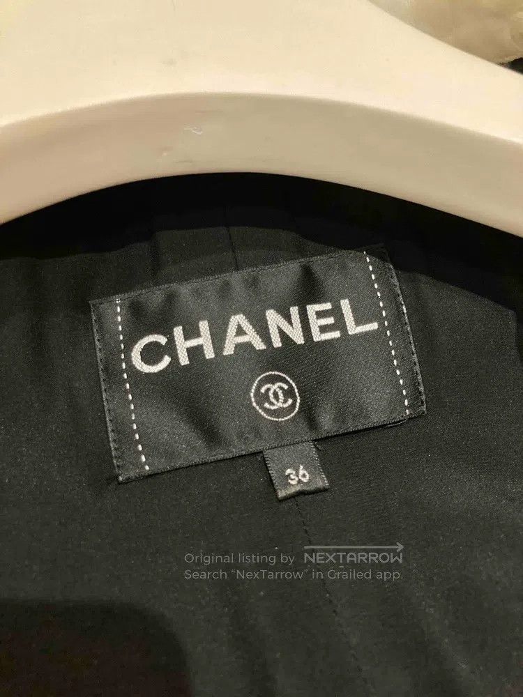 Chanel Chanel 17a metropolitan grey stand-up collar fake two-piec Size XS / US 0-2 / IT 36-38 - 6 Thumbnail