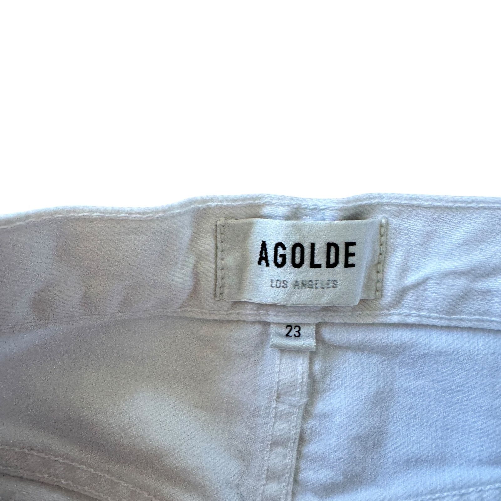 Agolde AGOLDE 90s Crop Jean Element Wash Raw Hem Size 23" - 4 Thumbnail