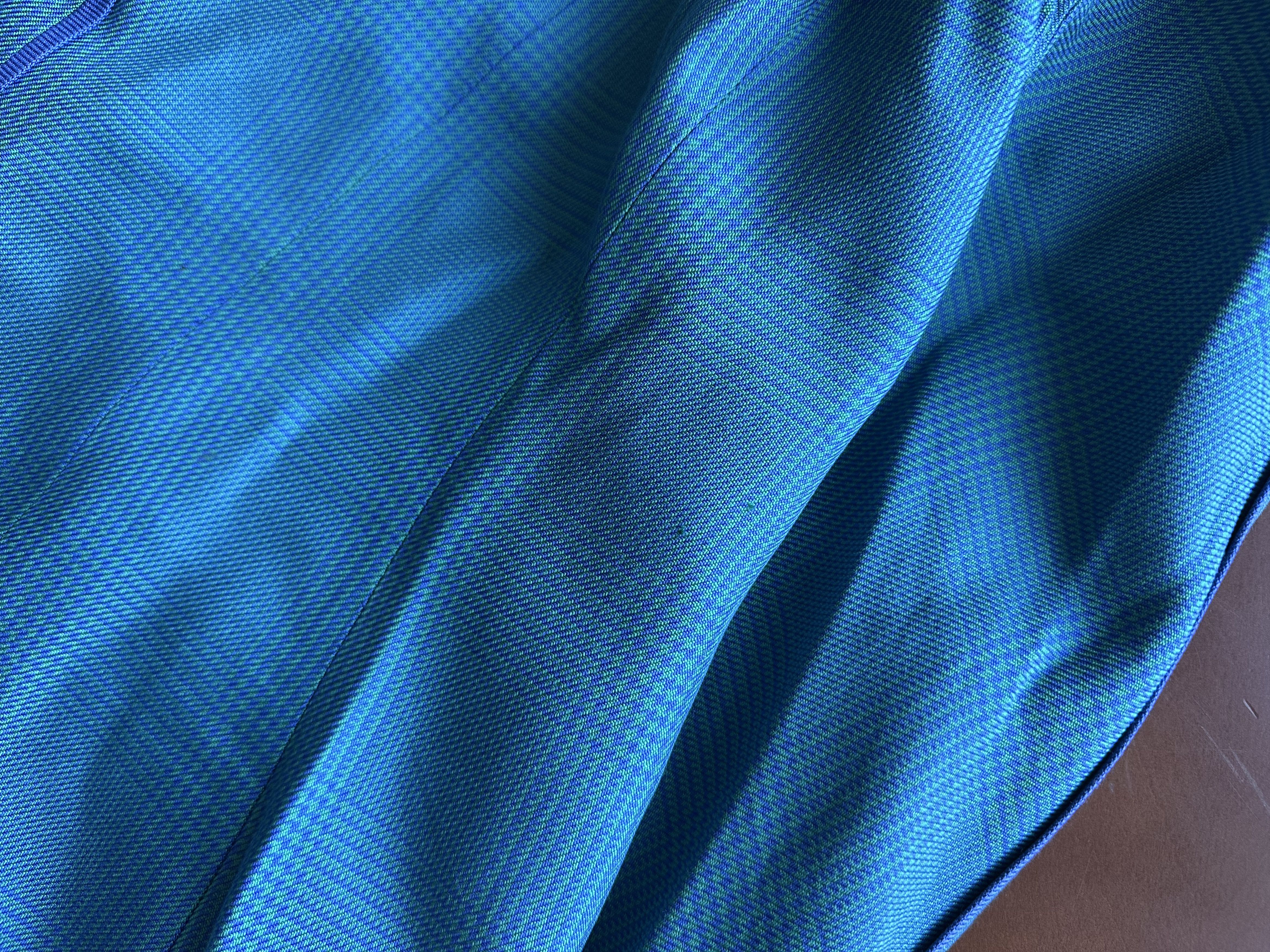 Thierry Mugler Thierry Mugler Vintage 80s Blue Structured Blazer Jacket Size XS / US 0-2 / IT 36-38 - 9 Thumbnail