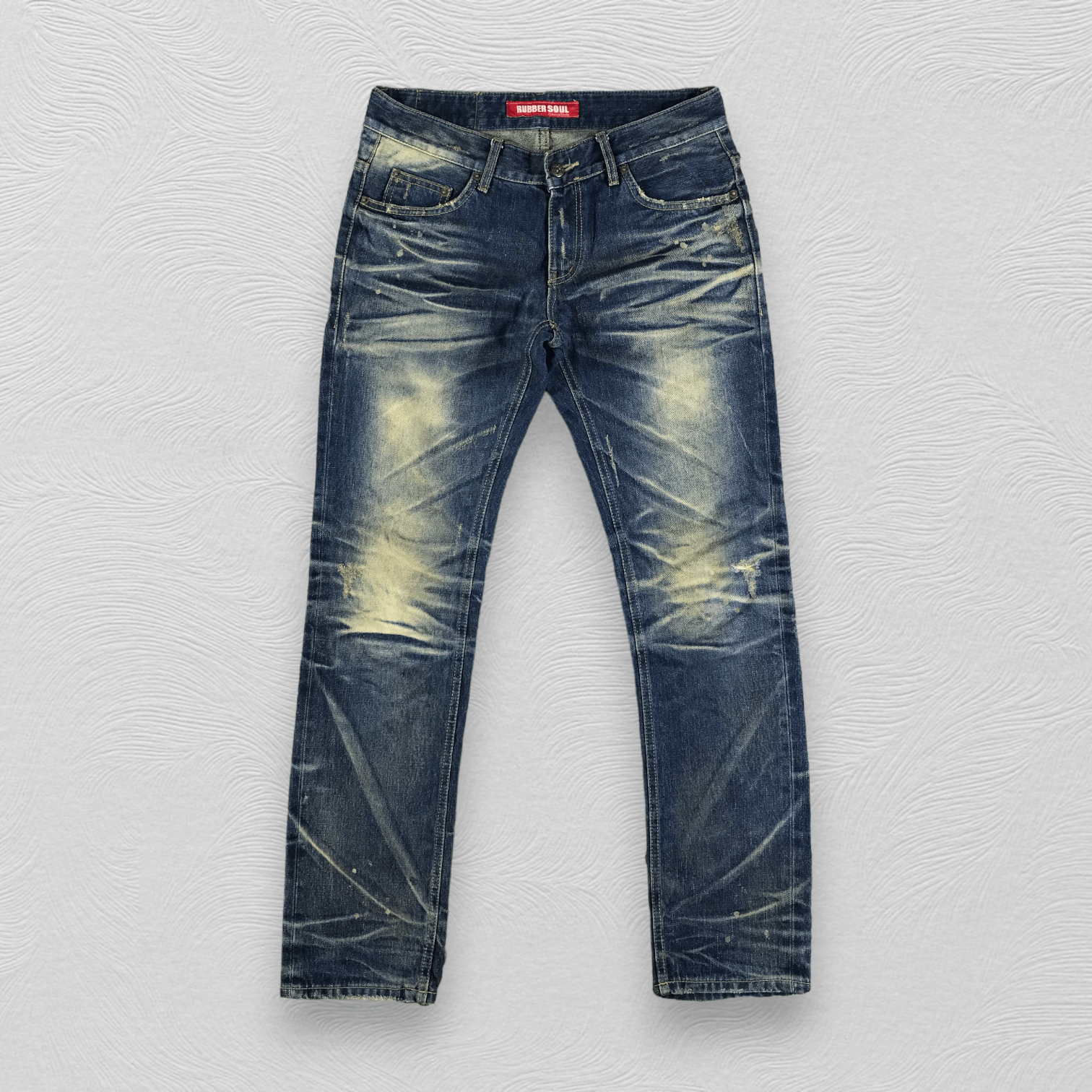 Japanese Brand Rubber Soul Rusty Wash Jeans KJ2161 Size US 32 / EU 48 - 1 Thumbnail