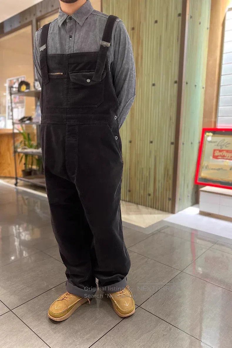 Nigel Cabourn Nigel Cabourn Corduroy Overalls Size 36" / US 14 / IT 50 - 1 Thumbnail