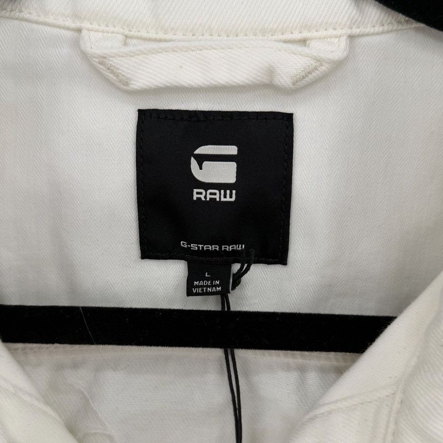 G-Star NWT G-Star RAW Cropped Wander Chalk White Jacket Size LARGE Size L / US 10 / IT 46 - 2 Thumbnail