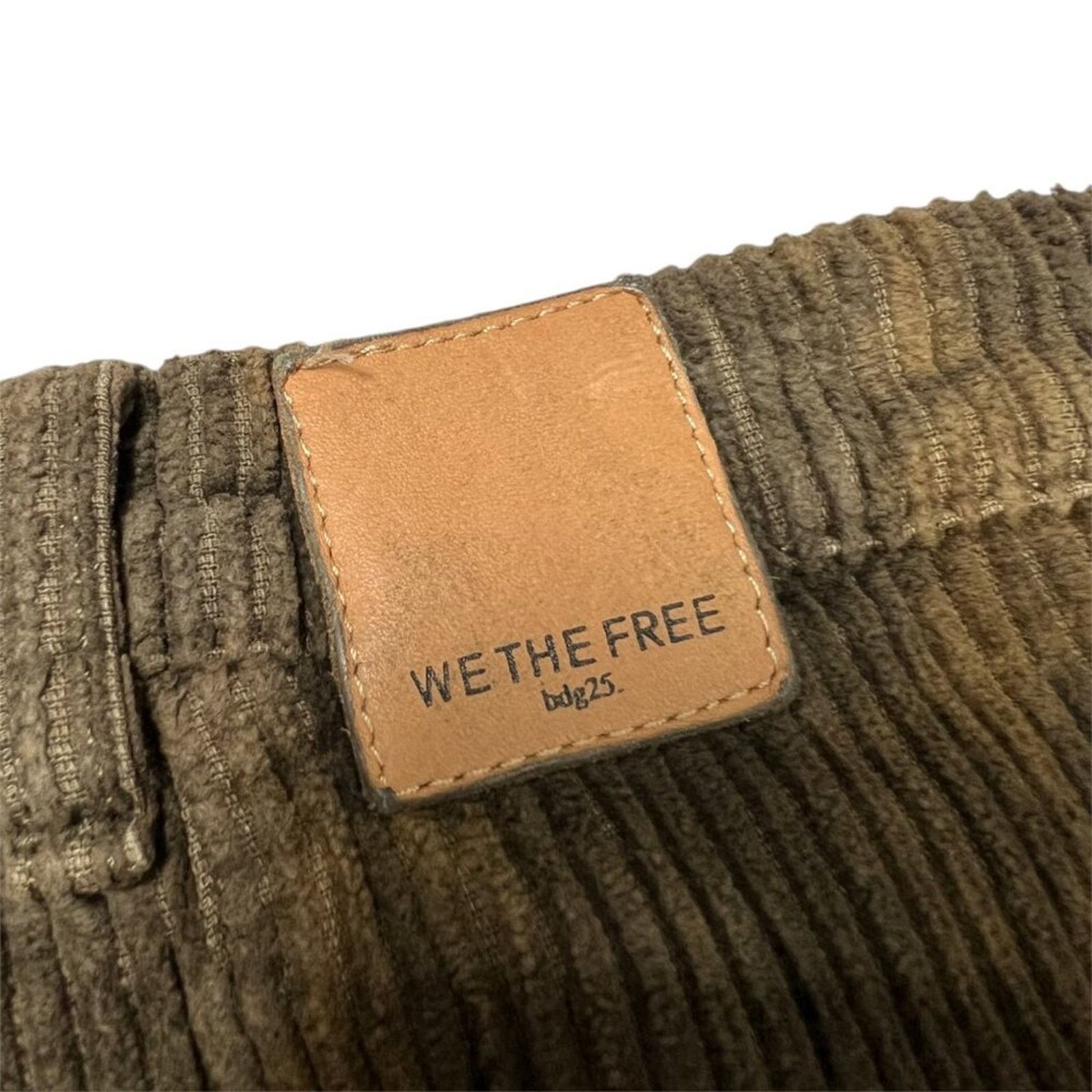 Aritzia We The Free Reese Brown Corduroy Pants 29 NWOT Size 29" - 5 Thumbnail