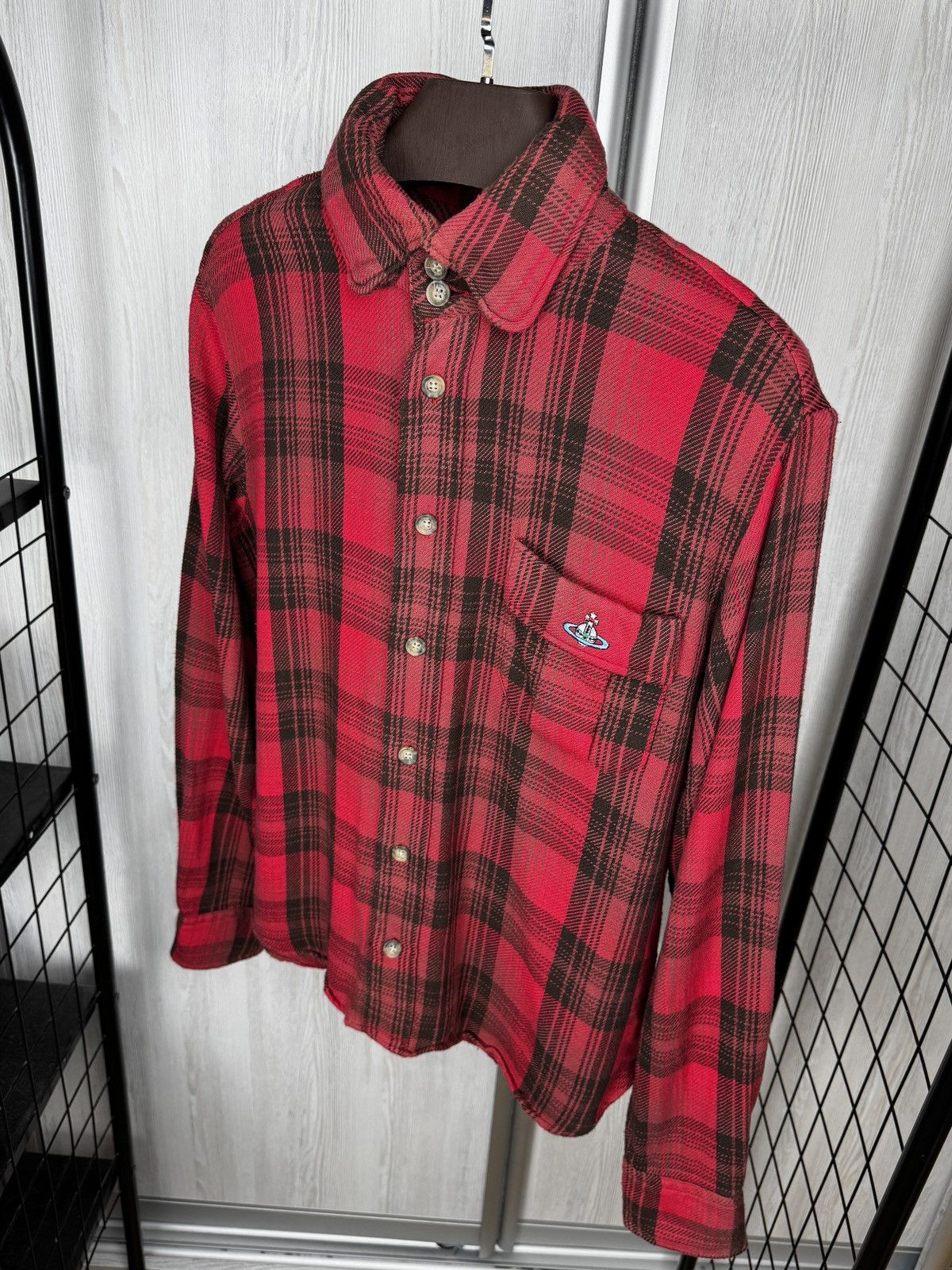 Vivienne Westwood VIVIENNE WESTWOOD ANGLOMANIA Mens Padded Details Shirt Size US M / EU 48-50 / 2 - 8 Thumbnail