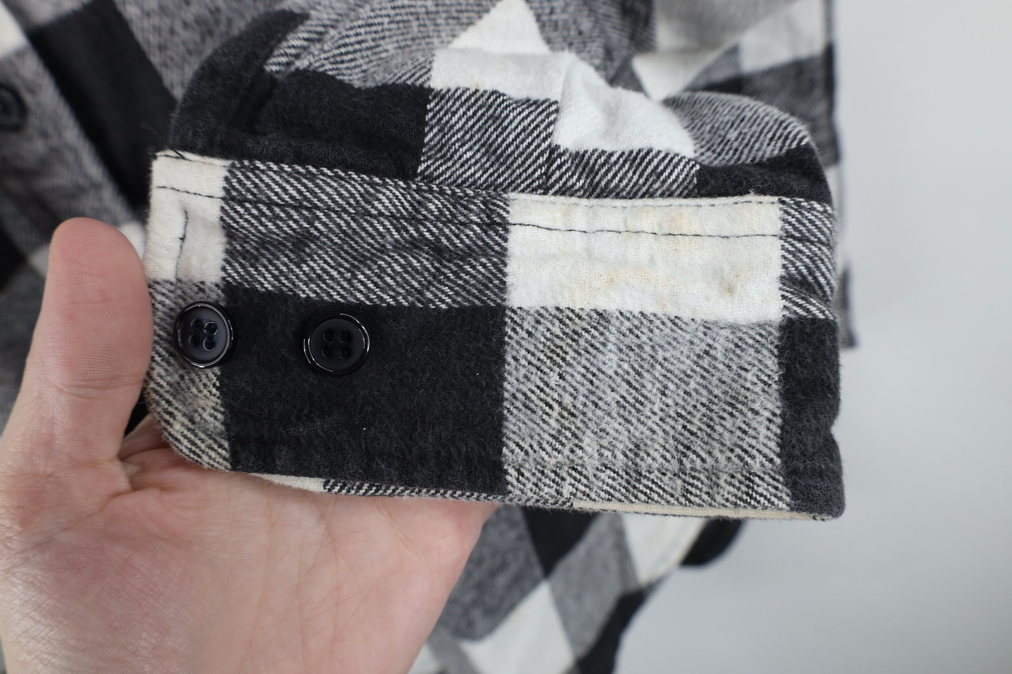 Dickies Vintage 90s Dickies Heavyweight Flannel Button Shirt Plaid Size US L / EU 52-54 / 3 - 7 Thumbnail