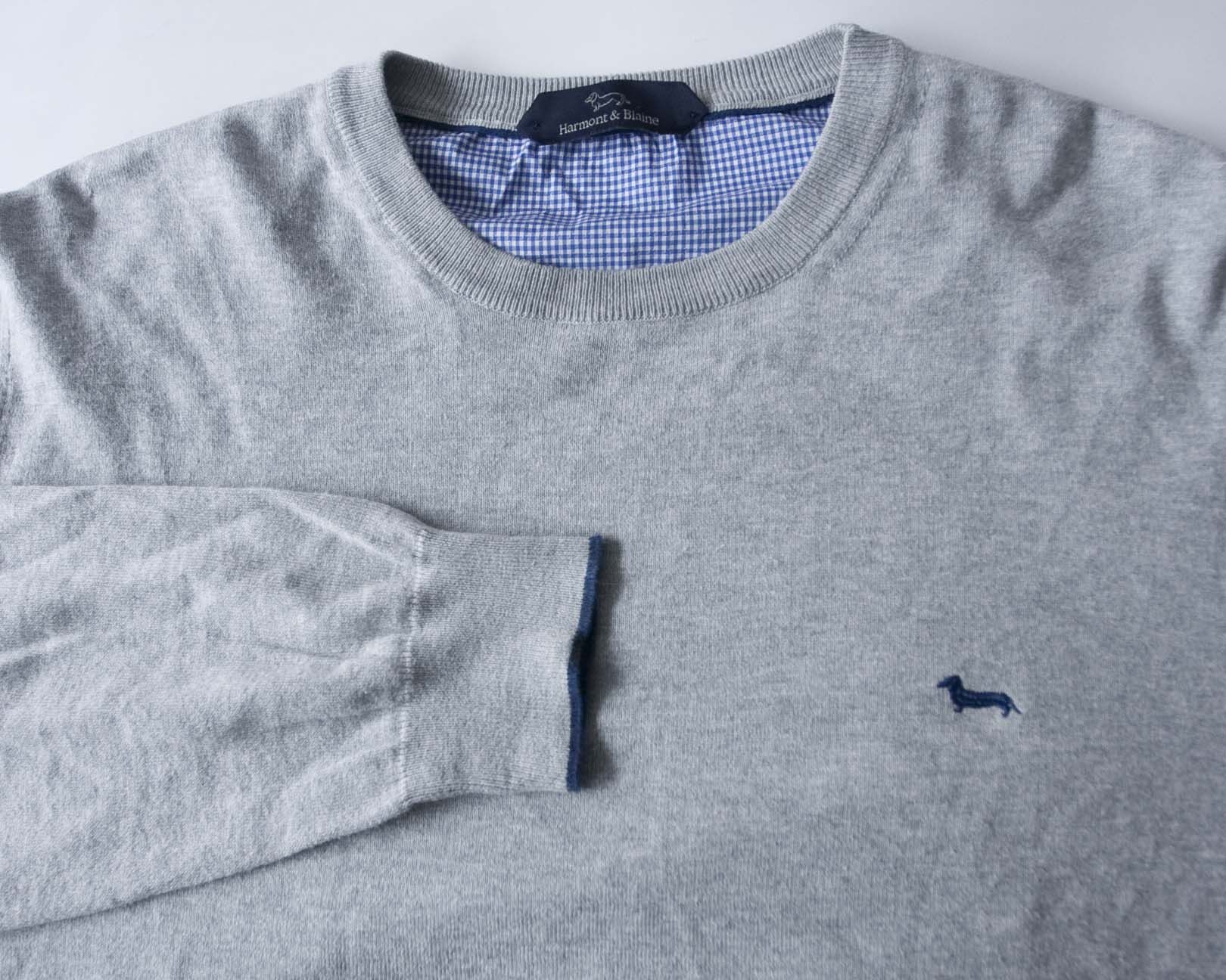 Harmont & Blaine Harmont & Blaine Sweater Size M/L Gray/ Blue Size US L / EU 52-54 / 3 - 3 Thumbnail