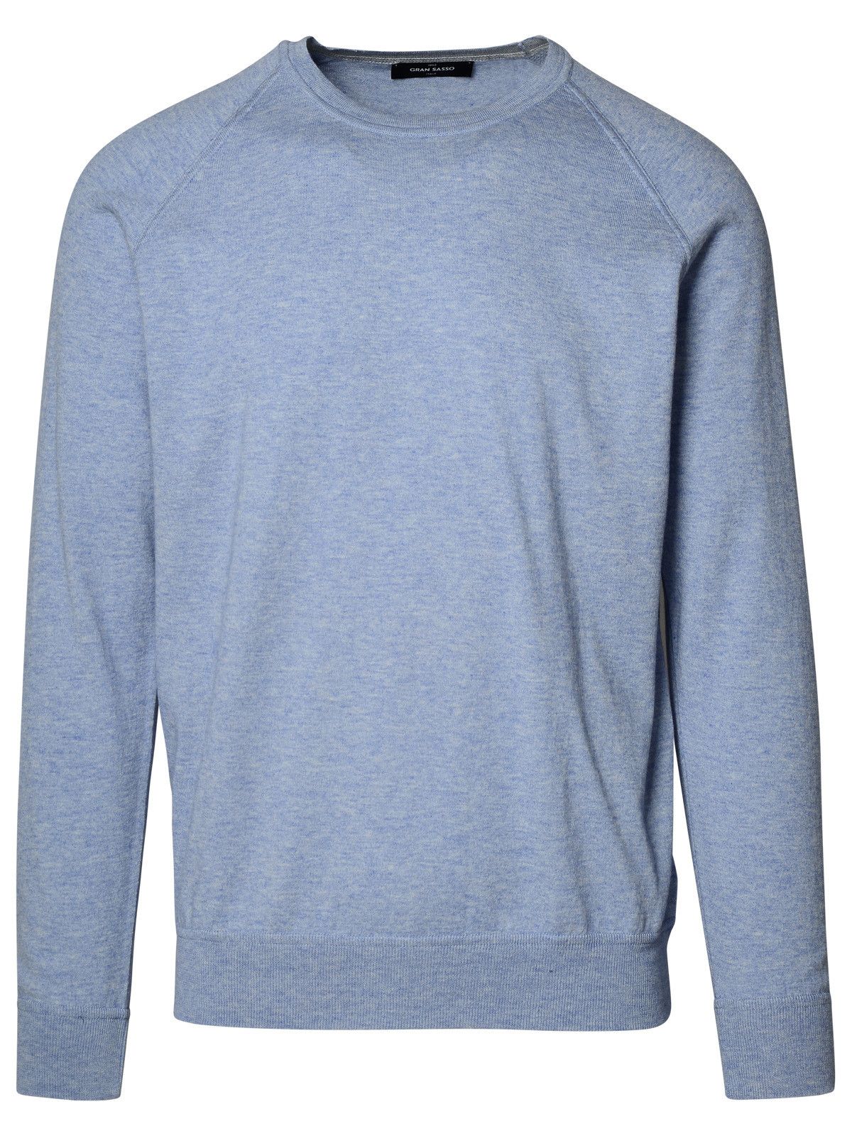image of Gran Sasso Light Blue Cashmere Blend Sweater, Men's (Size Large)