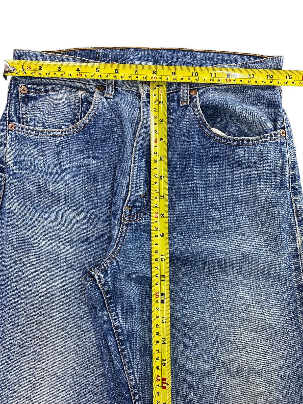 Levi's Levi’s Light Wash Ripped Style Straight Leg Jeans Size US 29 - 6 Thumbnail