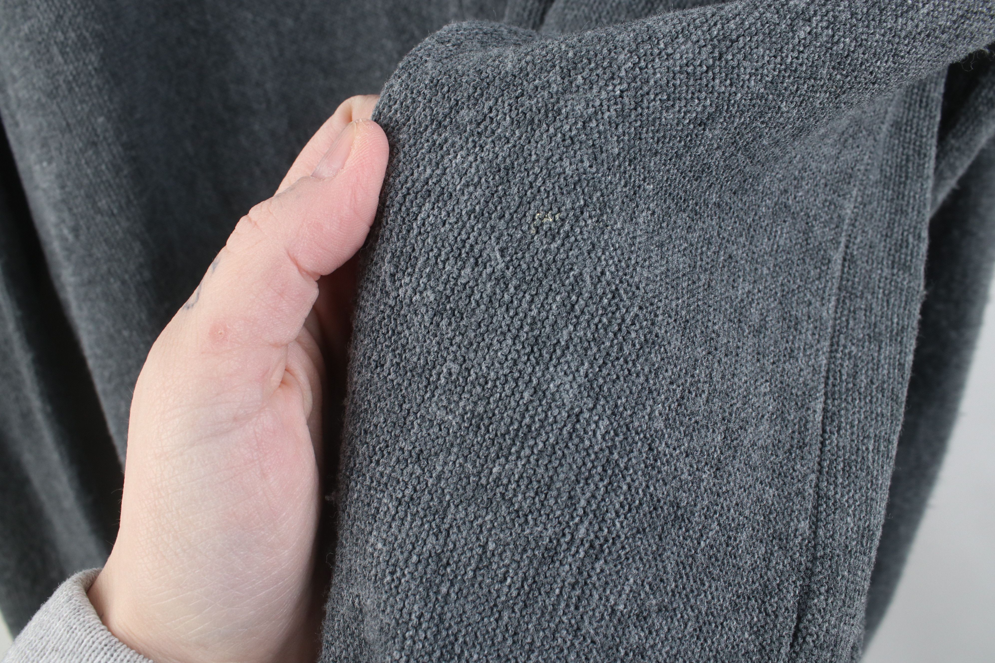 Vintage Vintage 70s Streetwear Kurt Cobain Cardigan Sweater Gray USA Size US XL / EU 56 / 4 - 7 Thumbnail