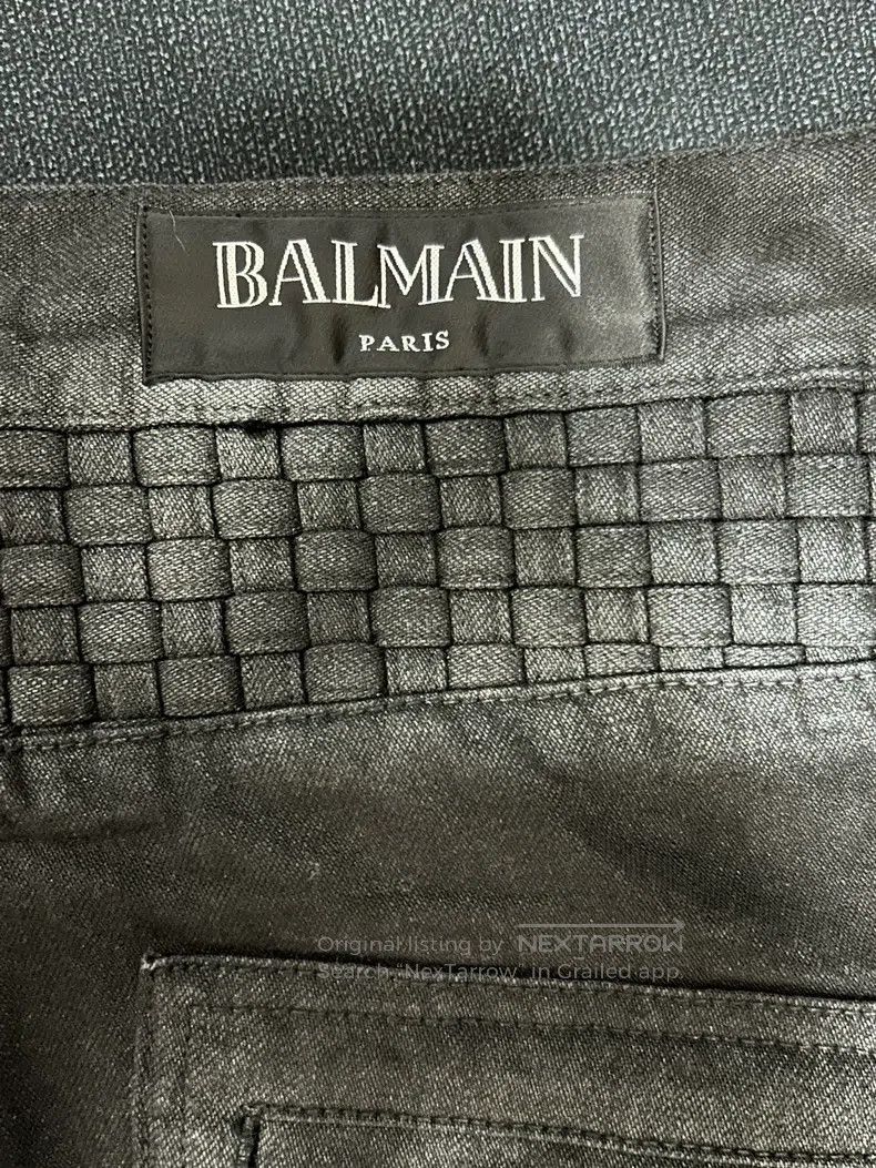 Balmain BALMAIN Biker Jeans Size US 31 - 5 Thumbnail