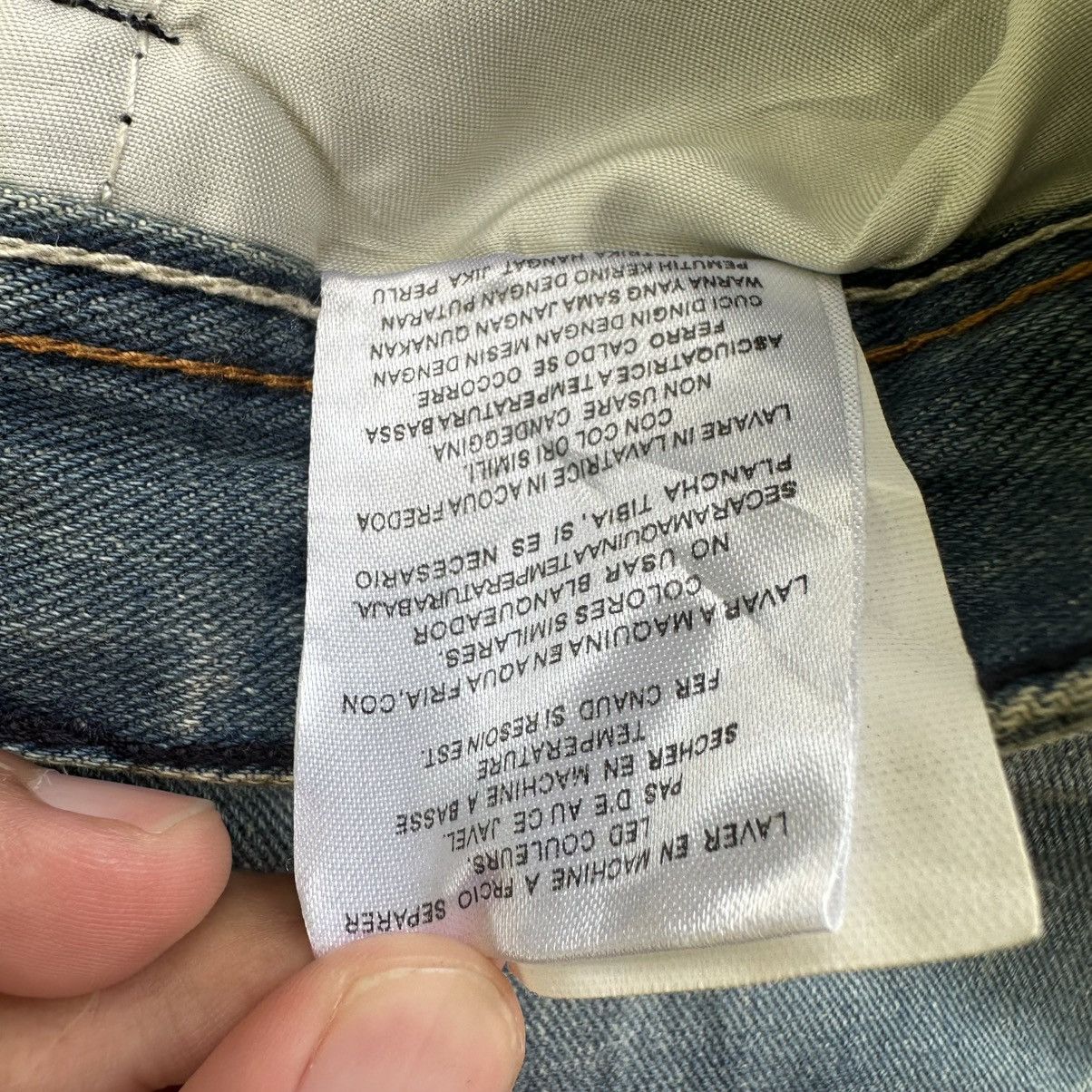 Japanese Brand Vintage Japanese Distressed Faded Denim Jean Pant W34 Size US 34 / EU 50 - 8 Thumbnail