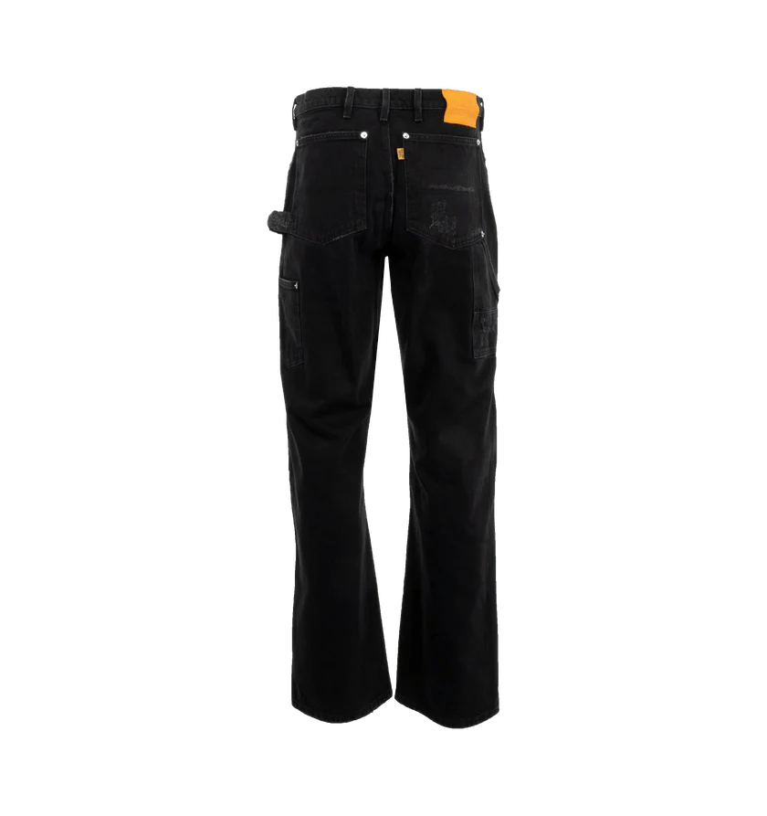 Gallery Dept. o1h1sh10525 Branko Carpenter Trousers in Black Size US 36 / EU 52 - 2 Thumbnail