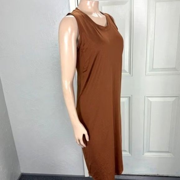 Nike Nike Dress Sleeveless Women S Maternity Dri-Fit Mini Brown Polyester Short Scoop Neck VINTAGE? Size S / US 4 / IT 40 - 5 Thumbnail