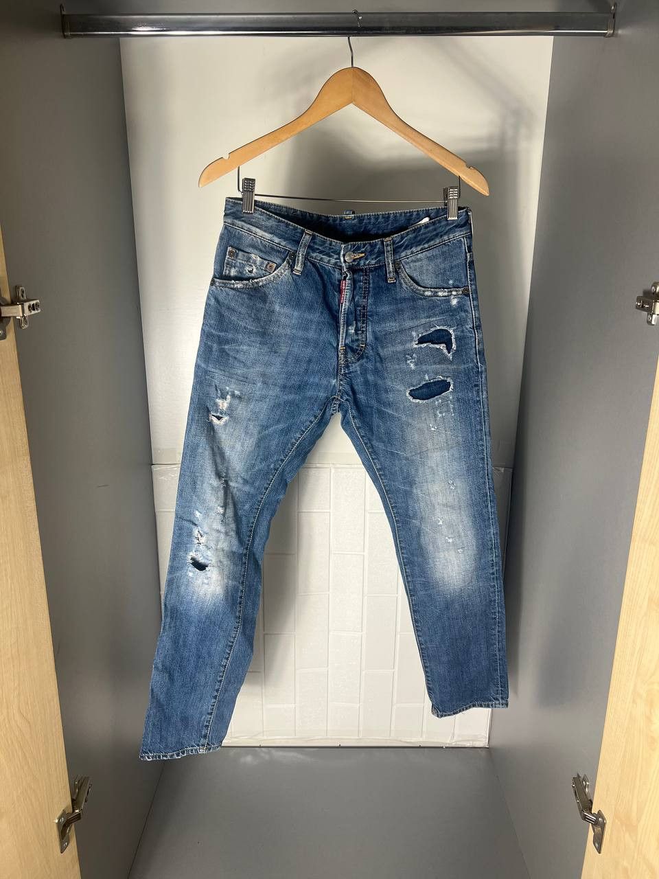 Dsquared2 VINTAGE DSQUARED2 DENIM ITALIAN DESIGNER JEANS JAPANESE Y2K Size US 34 / EU 50 - 2 Thumbnail