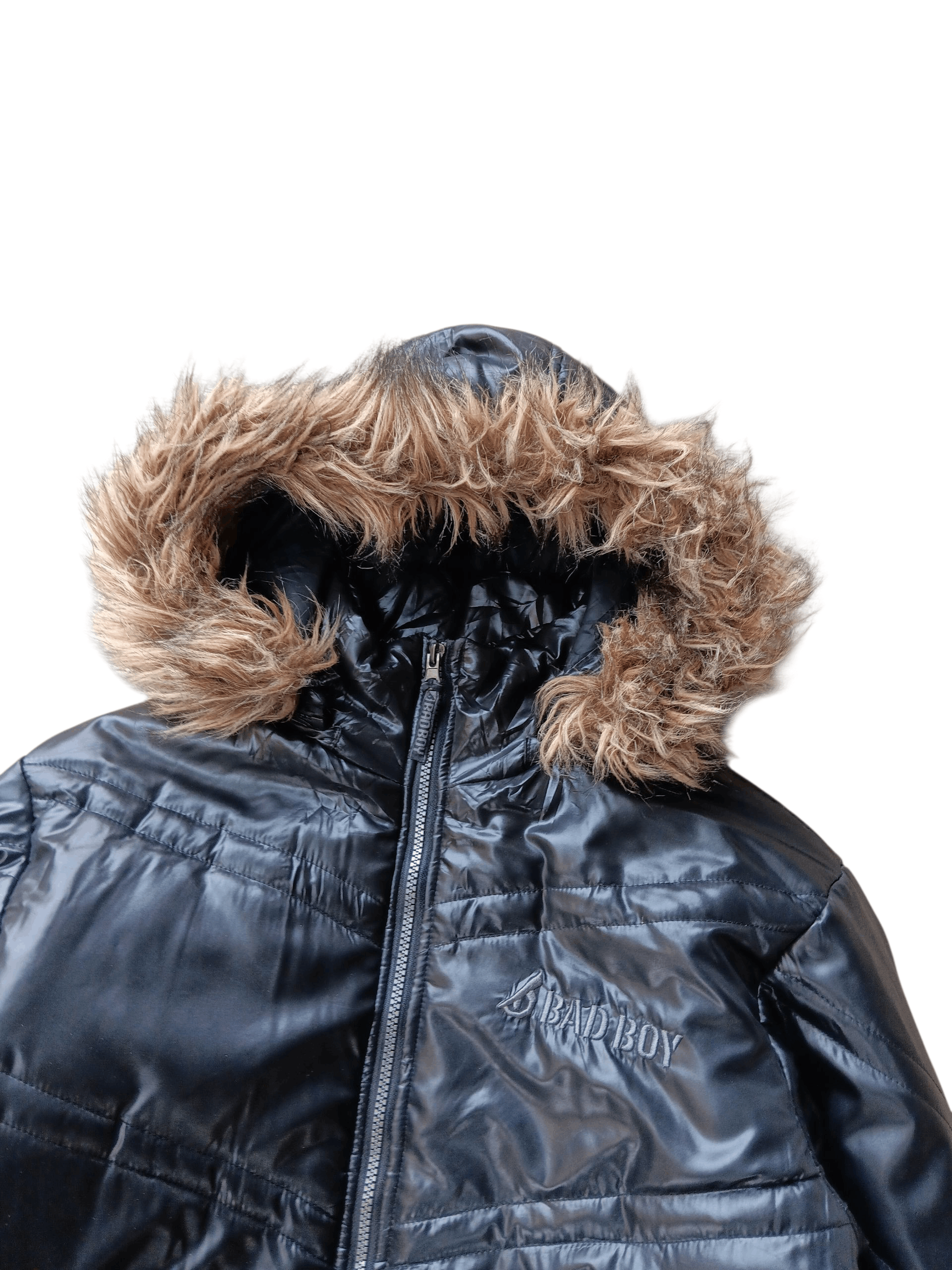 Japanese Brand Bad boy fur hoodie jacket ifsixwasnine style Size US L / EU 52-54 / 3 - 3 Thumbnail