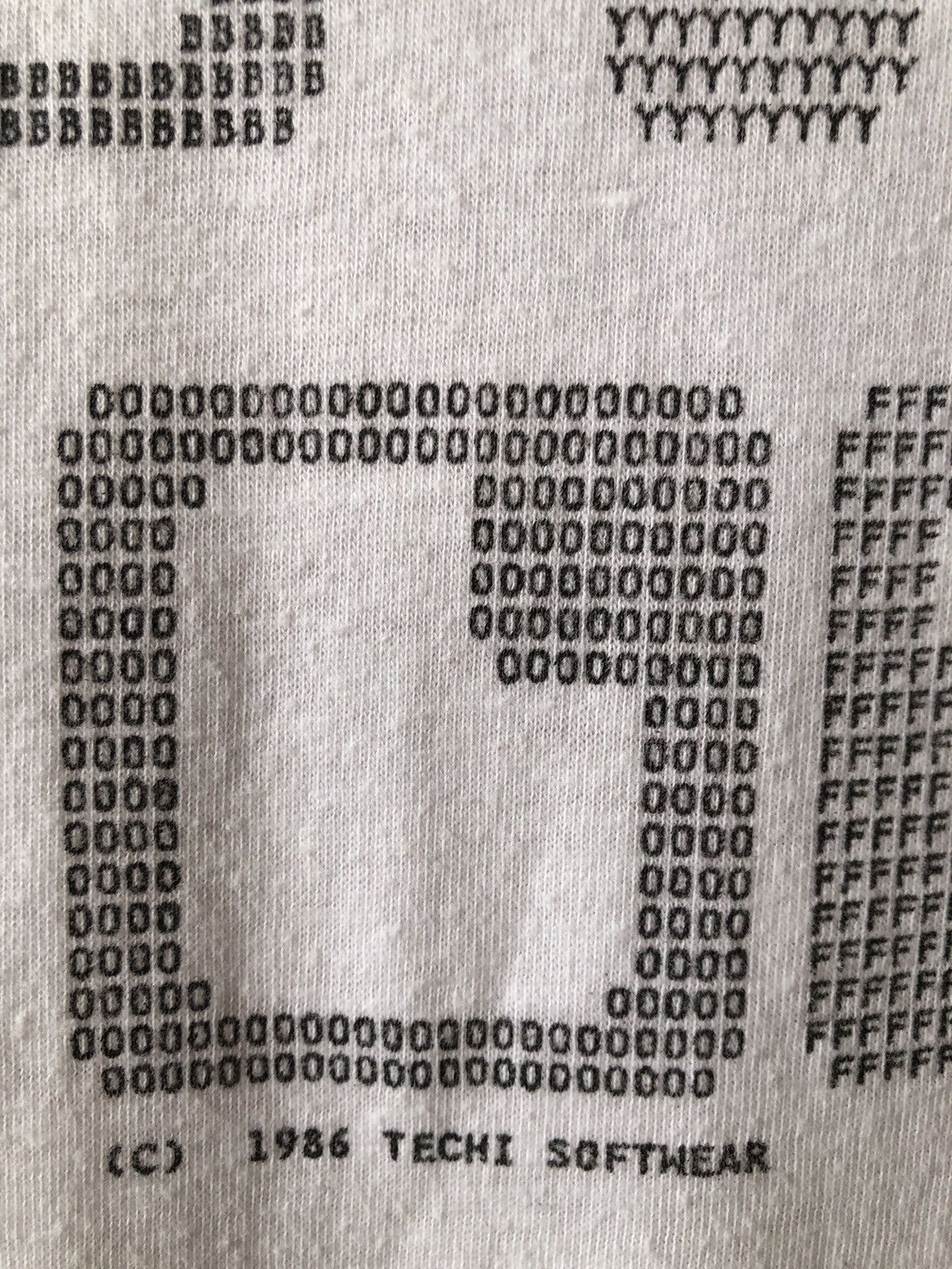 Vintage 80s 📍Paperthin BYTE OFF Techi Software Tee Size US L / EU 52-54 / 3 - 3 Thumbnail