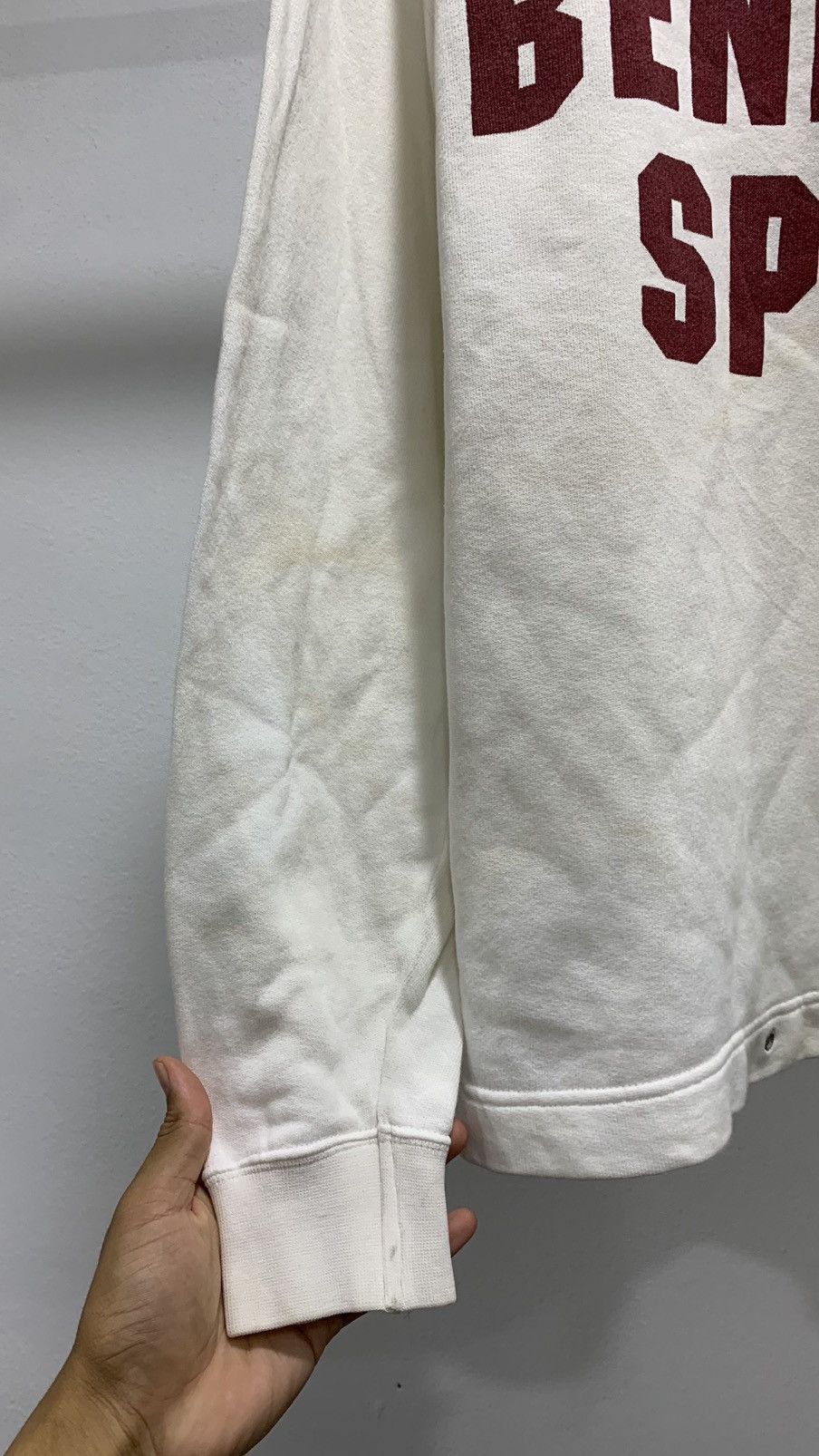 Vintage Vintage Benetton Sport Halfzip Sweater Size US M / EU 48-50 / 2 - 5 Thumbnail