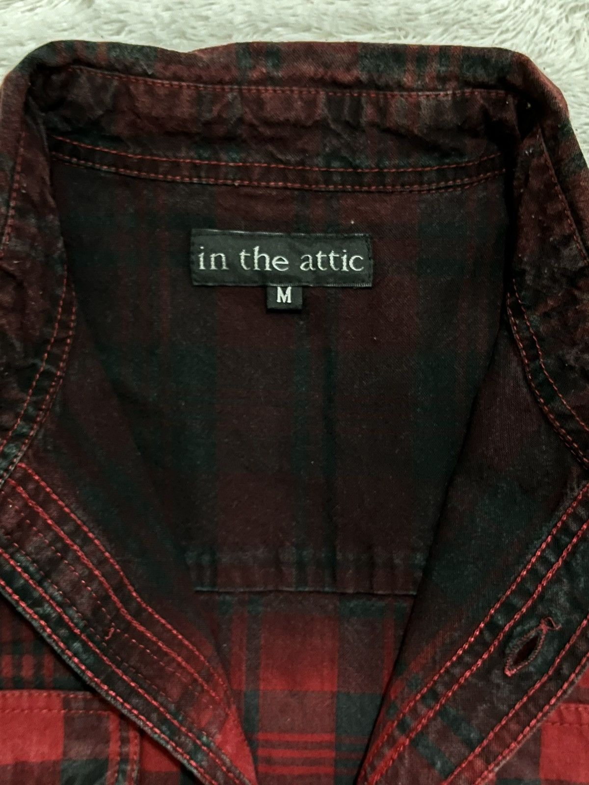 In The Attic Vintage In The Attic Japan Plaid Flannel Grunge Shirt Size US S / EU 44-46 / 1 - 4 Thumbnail