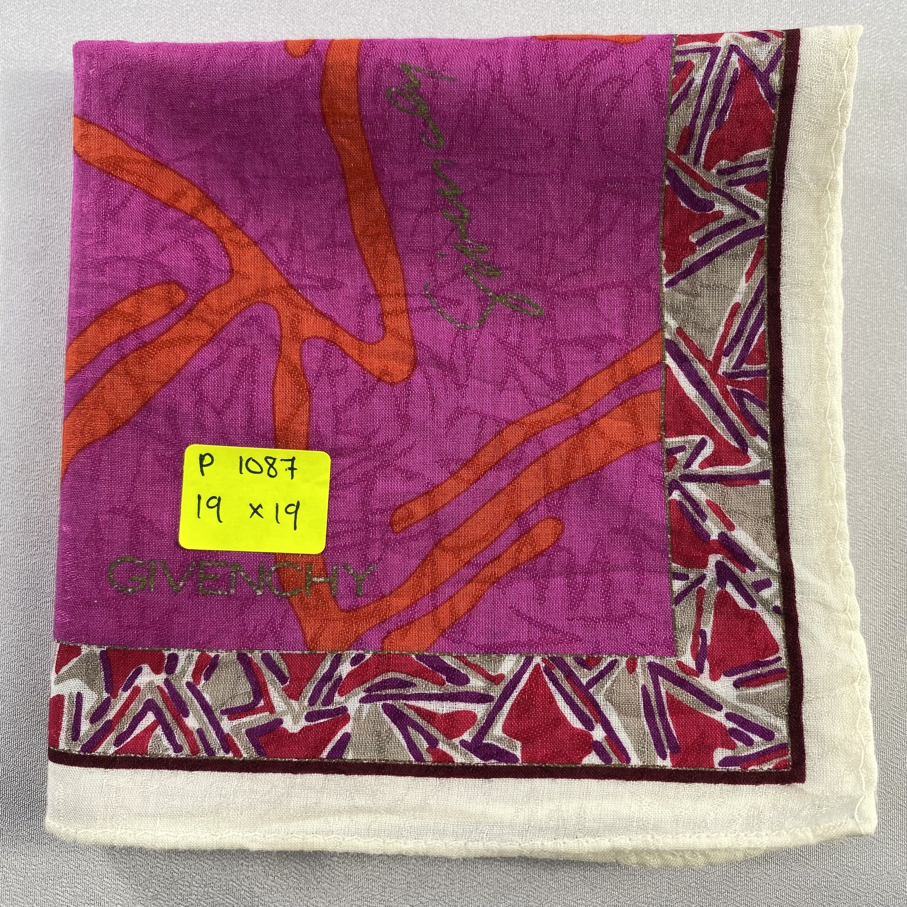 Vintage Givenchy Bandana/ Handkerchief / Neckerchief-P1087 Size ONE SIZE - 5 Thumbnail