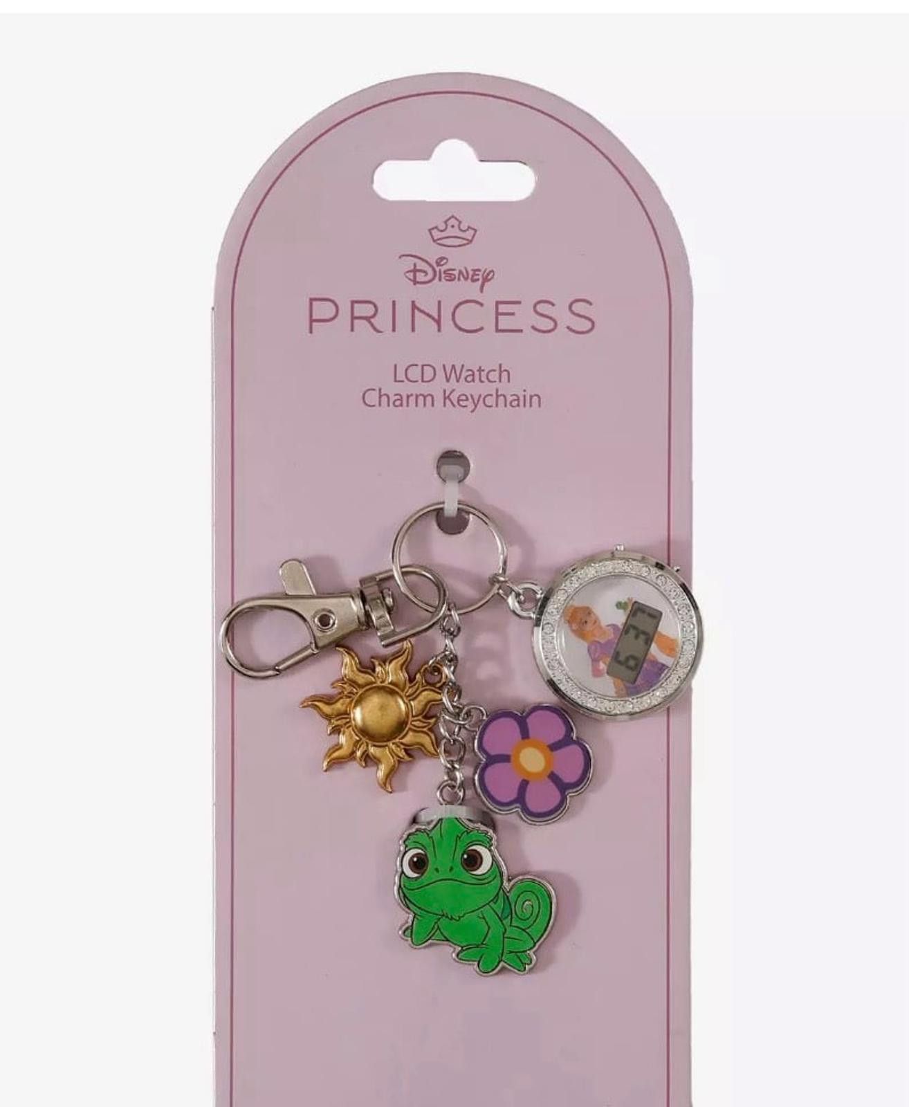 Disney Pascal & Rapunzel Digital Watch Multi-Charm Keychain | Grailed