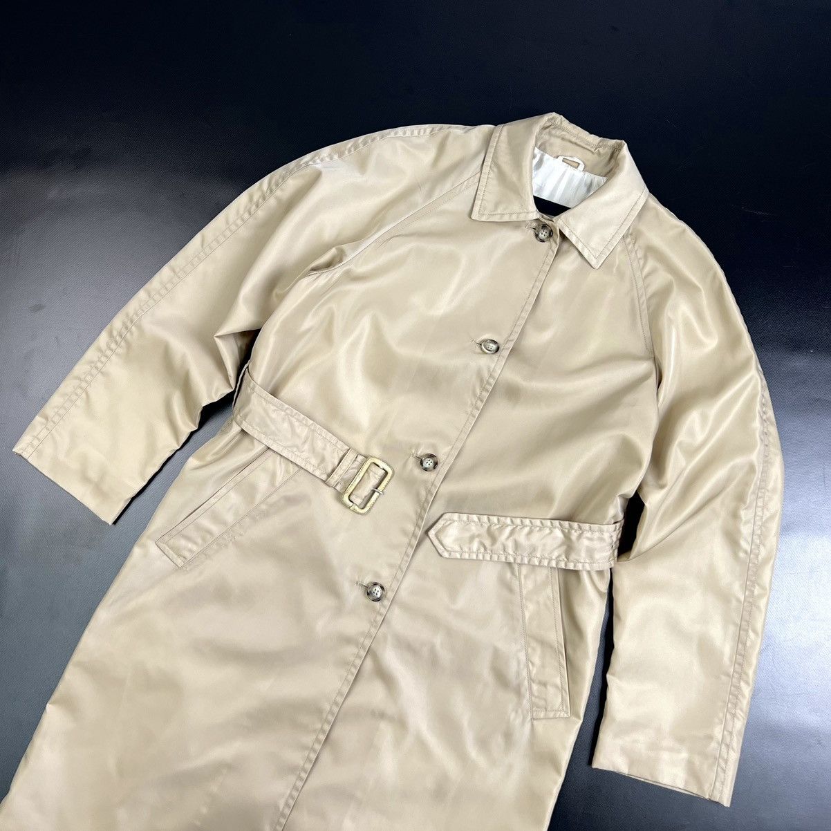 Prada × Vintage Rare Vintage Prada Woman Nylon Coat Jacket Size S / US 4 / IT 40 - 6 Thumbnail
