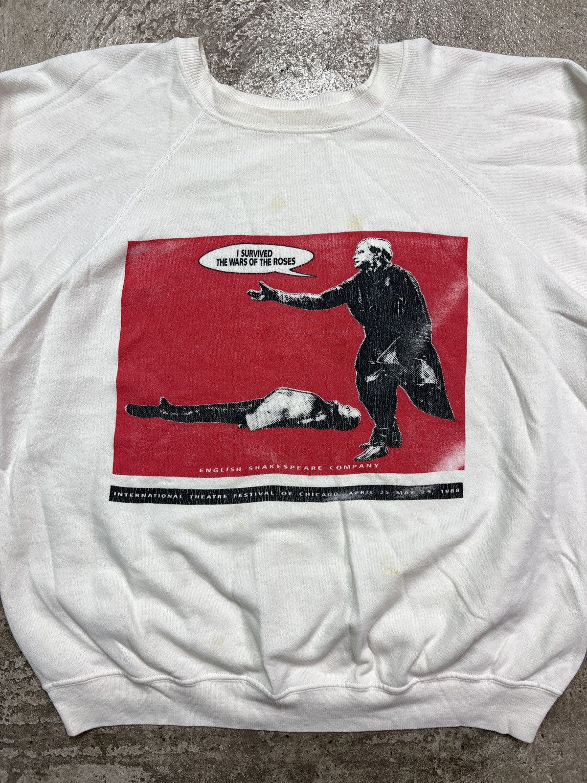 1988 SHAKESPEARE THEATRE CHICAGO FADED SWEATSHIRT - № 1303