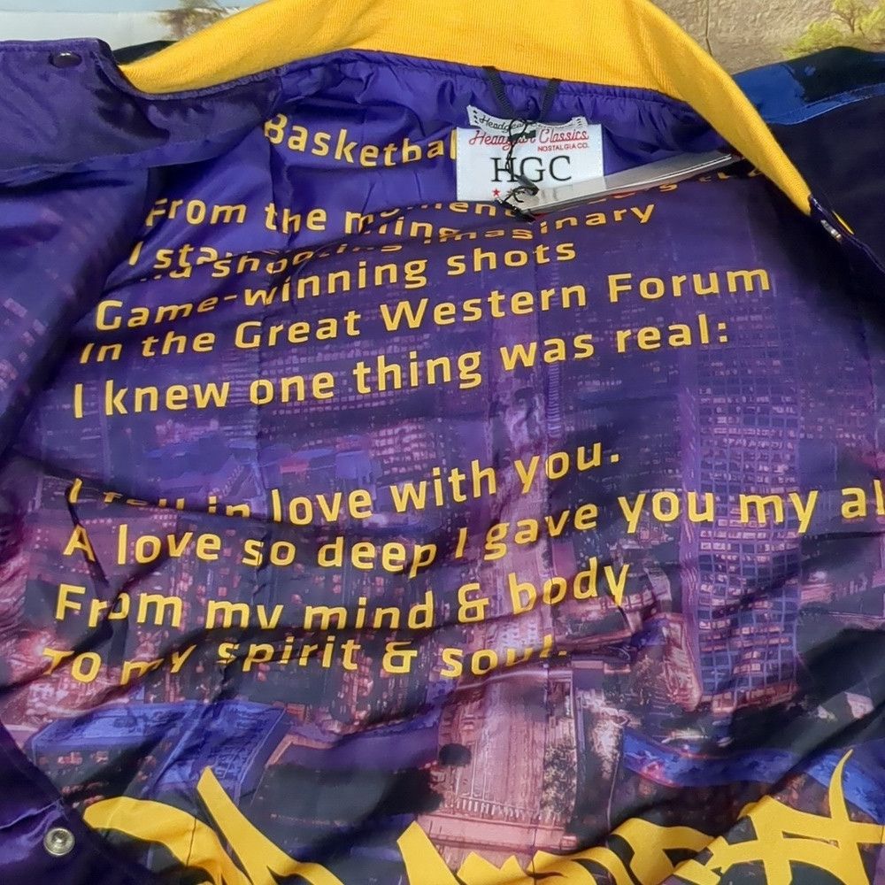 Other HEADGEAR classics purple Kobe Crenshaw satin jacket medium Size US M / EU 48-50 / 2 - 7 Thumbnail