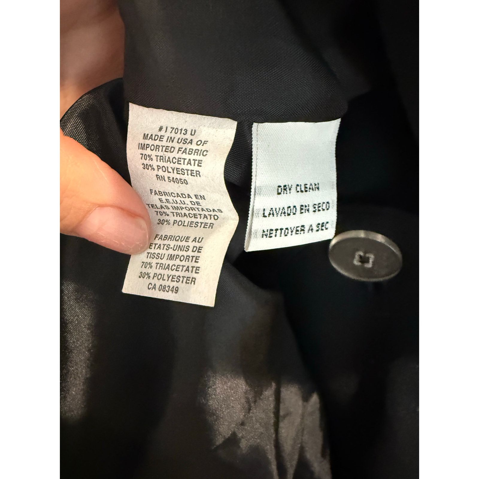 Dior Christian Dior Vintage Black Tuxedo Blazer 12 Hinged Waist Size XL / US 12-14 / IT 48-50 - 5 Thumbnail