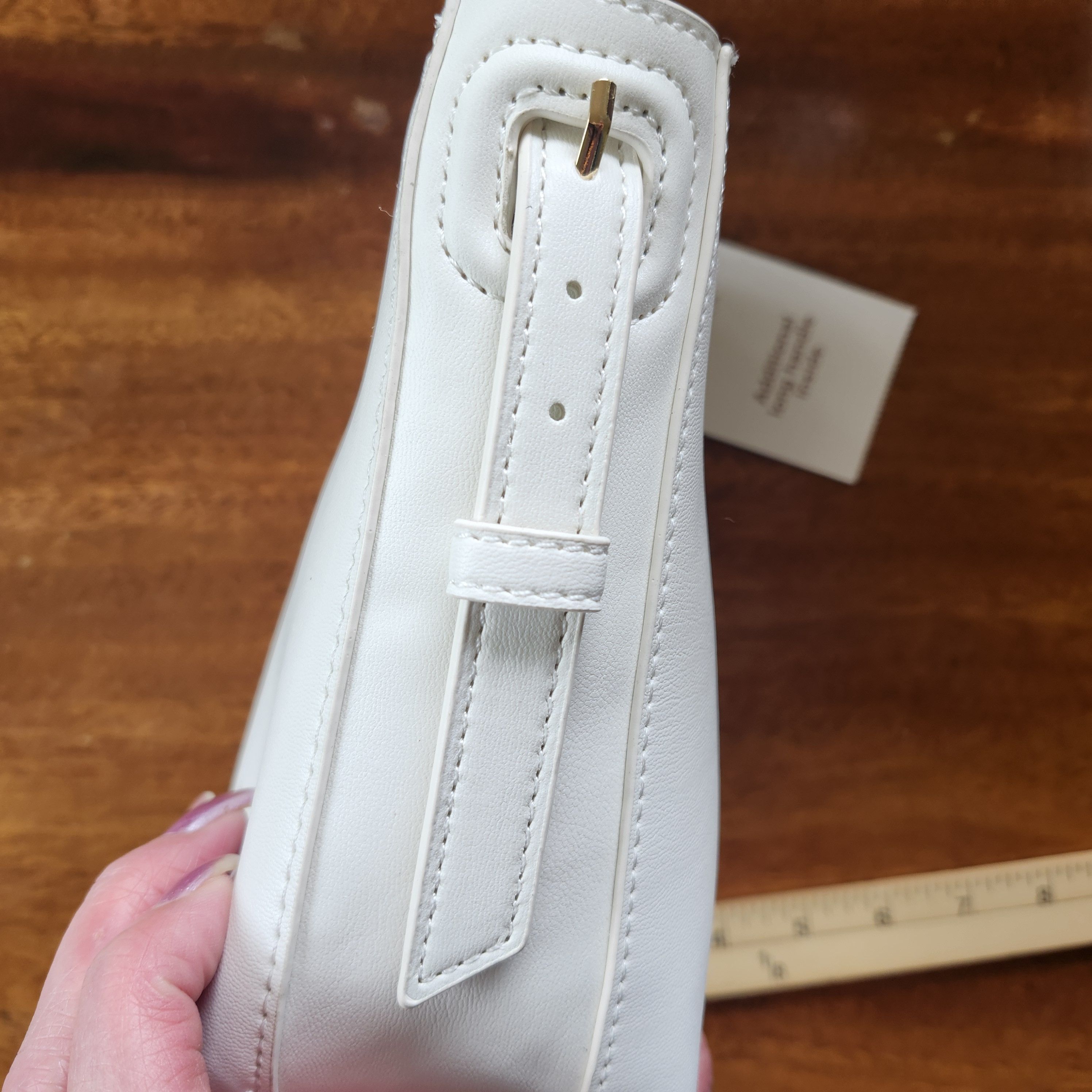 Primark Primark White Faux Leather Handbag Shoulder Crossbody NWTs Size ONE SIZE - 2 Thumbnail