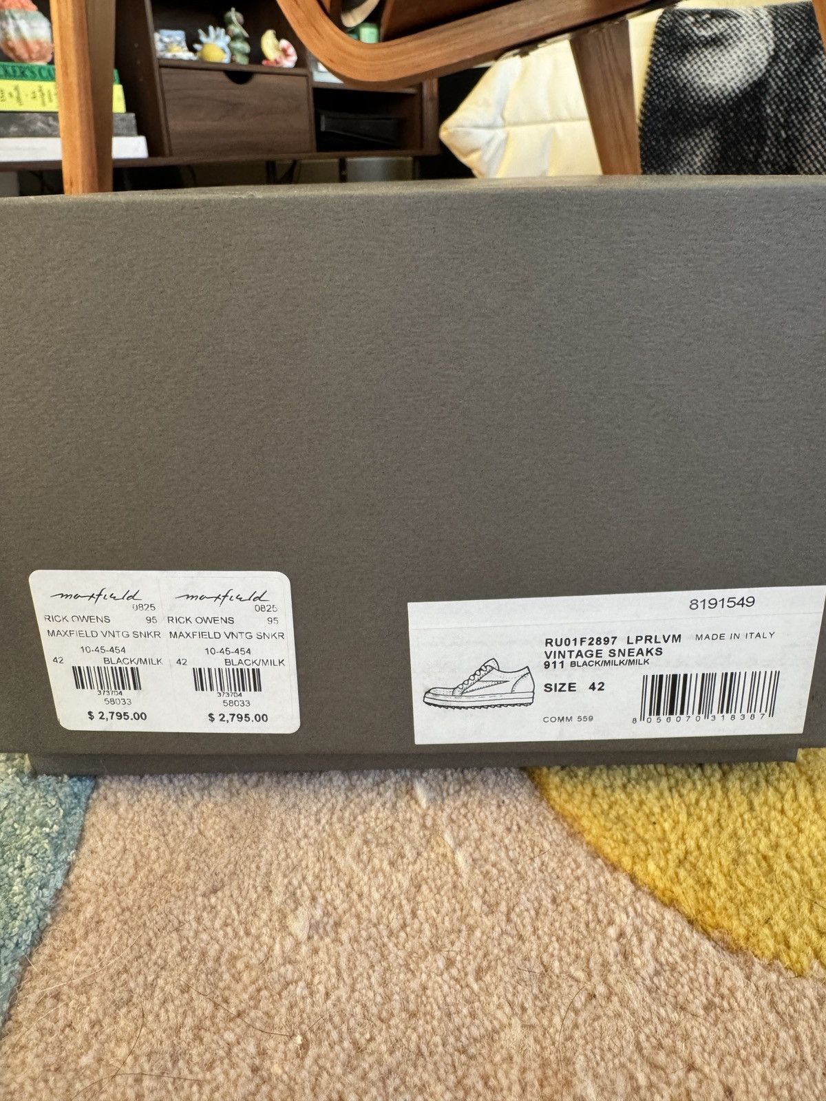 Rick Owens Rick Owens × Maxfield Pirarucu Fish Skin Vintage Sneaks 1/24 Size US 9 / EU 42 - 7 Thumbnail