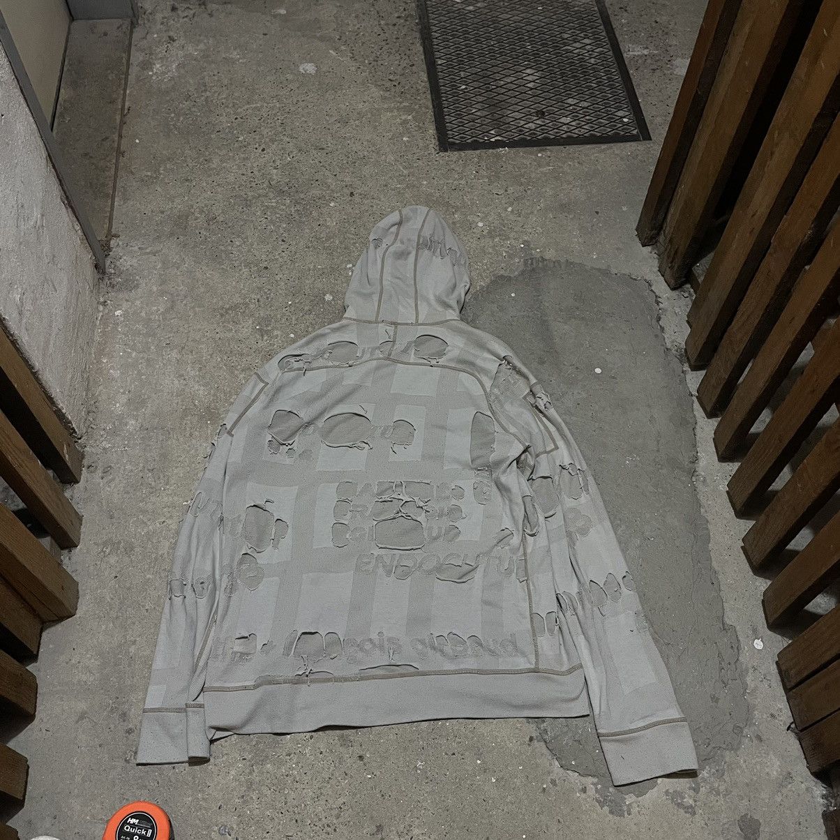Marithe + Francois Girbaud Vintage Marithe Francois girbaud distressed mesh hoodie Size US XL / EU 56 / 4 - 2 Thumbnail