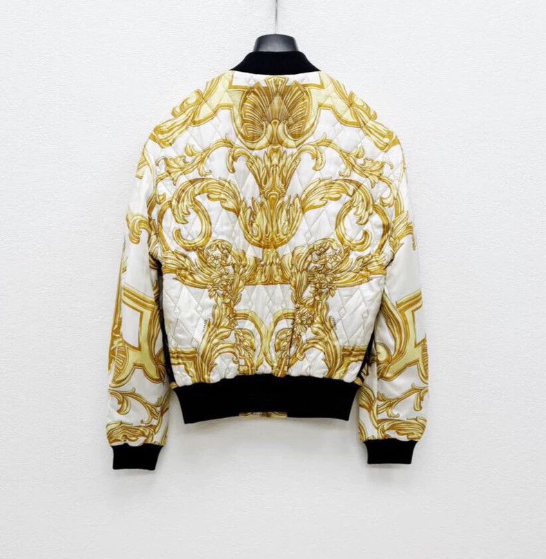Versace Versace Mulberry silk cotton jacket Size US S / EU 44-46 / 1 - 6 Thumbnail
