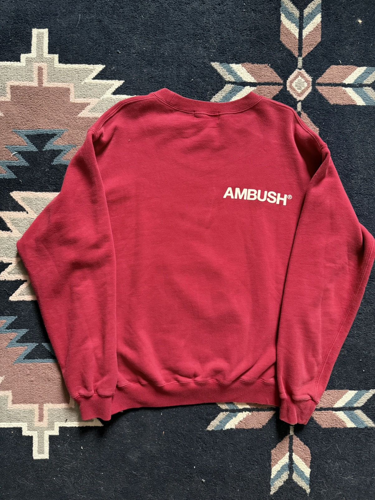 Ambush Design Ambush SSENSE Exclusive Red Nobo Sweatshirt Size US L / EU 52-54 / 3 - 6 Thumbnail