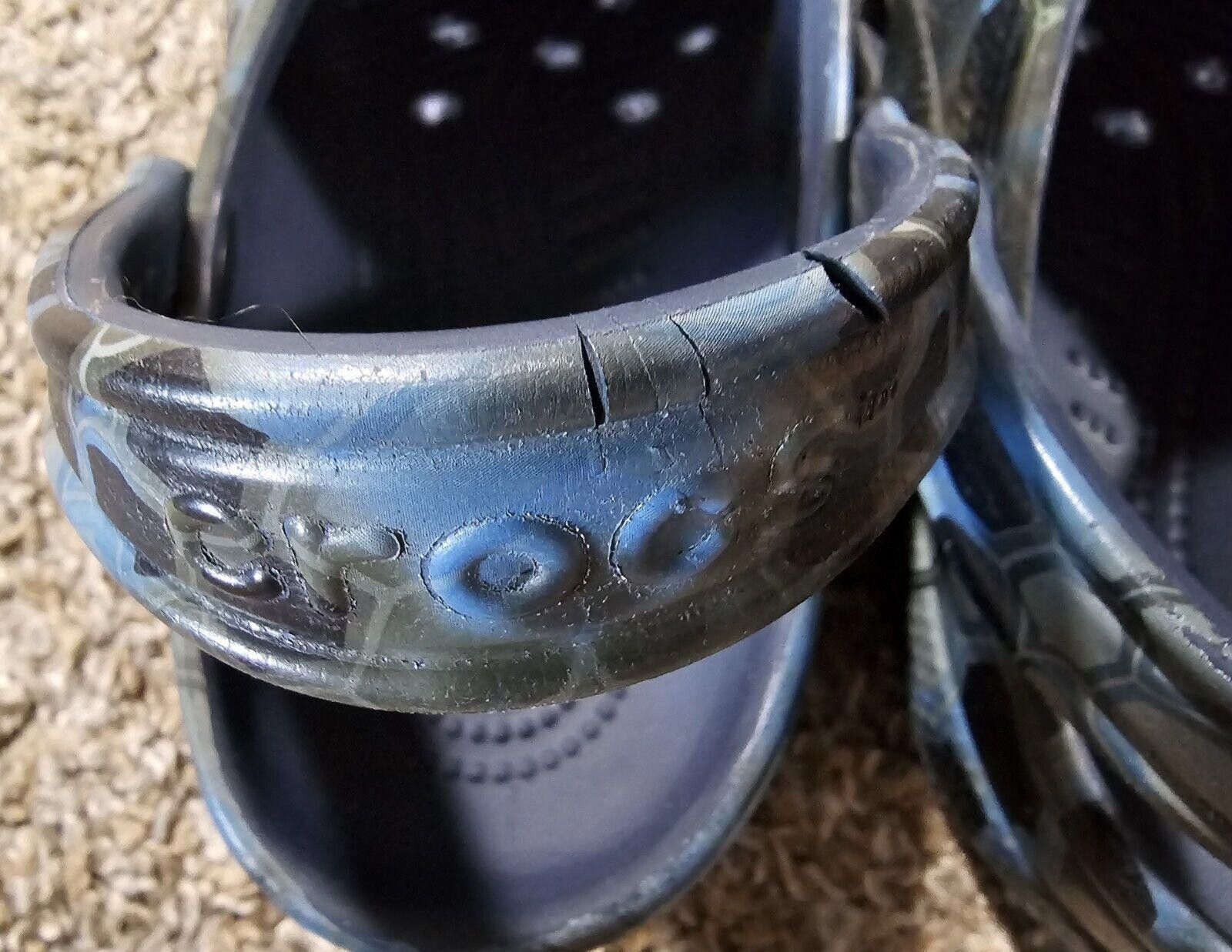 Crocs CROCS classic kryptek neptune M4 W6 blue sandal Cracks Size US 6 / IT 36 - 4 Thumbnail