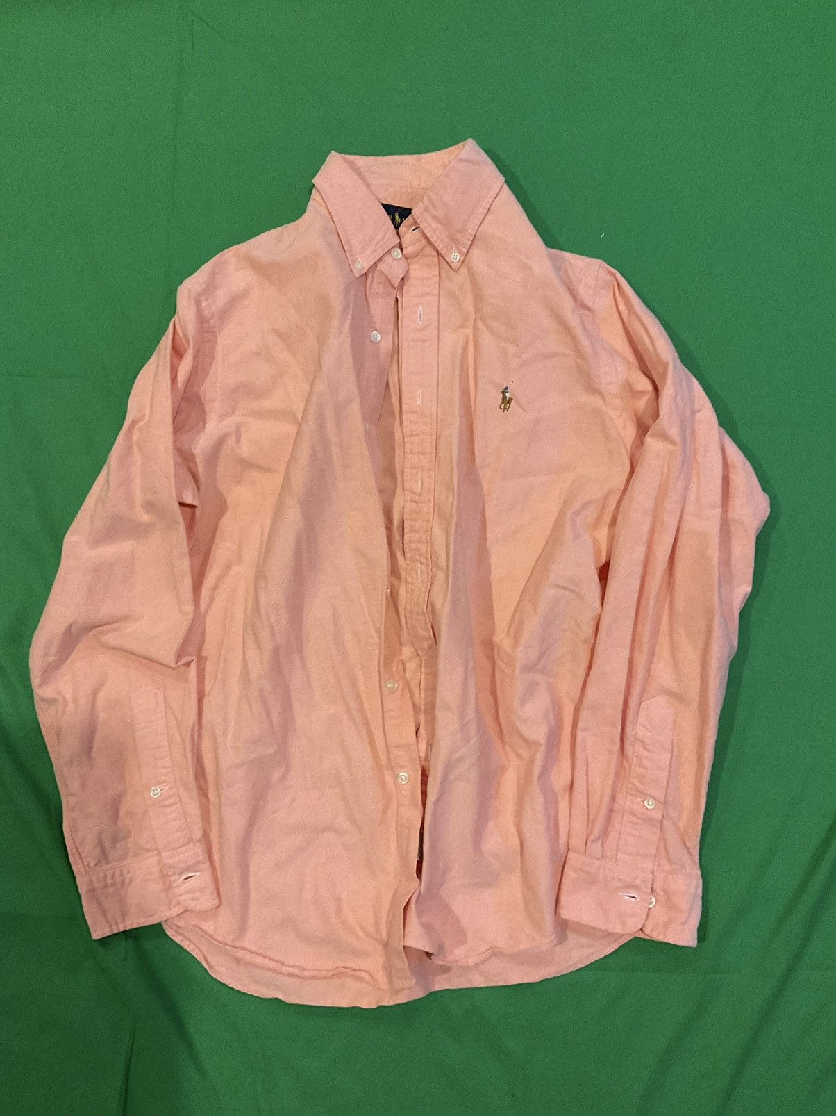 Polo Ralph Lauren × Vintage Vintage Ralph Lauren pink button-up shirt Size US L / EU 52-54 / 3 - 1 Thumbnail