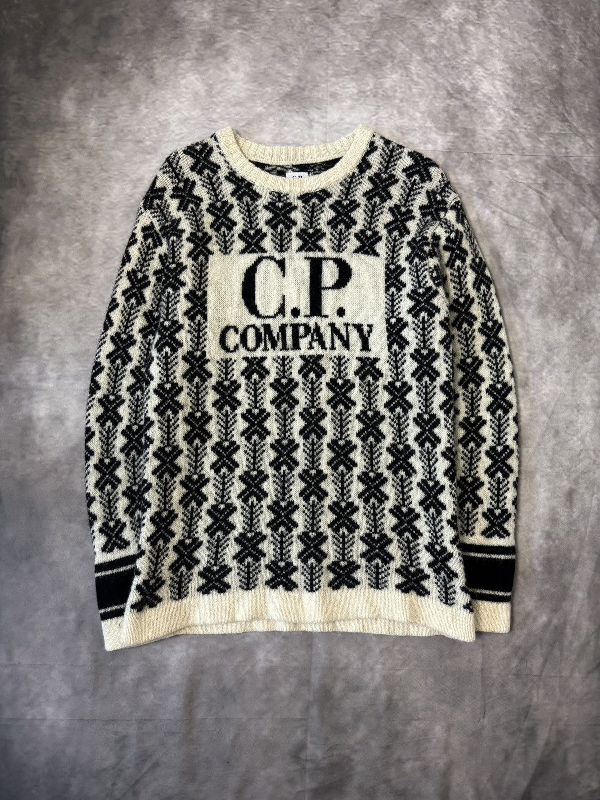C.P. Company C.P. Company Wool Logo Knit Sweater — Size S Size US S / EU 44-46 / 1 - 1 Thumbnail